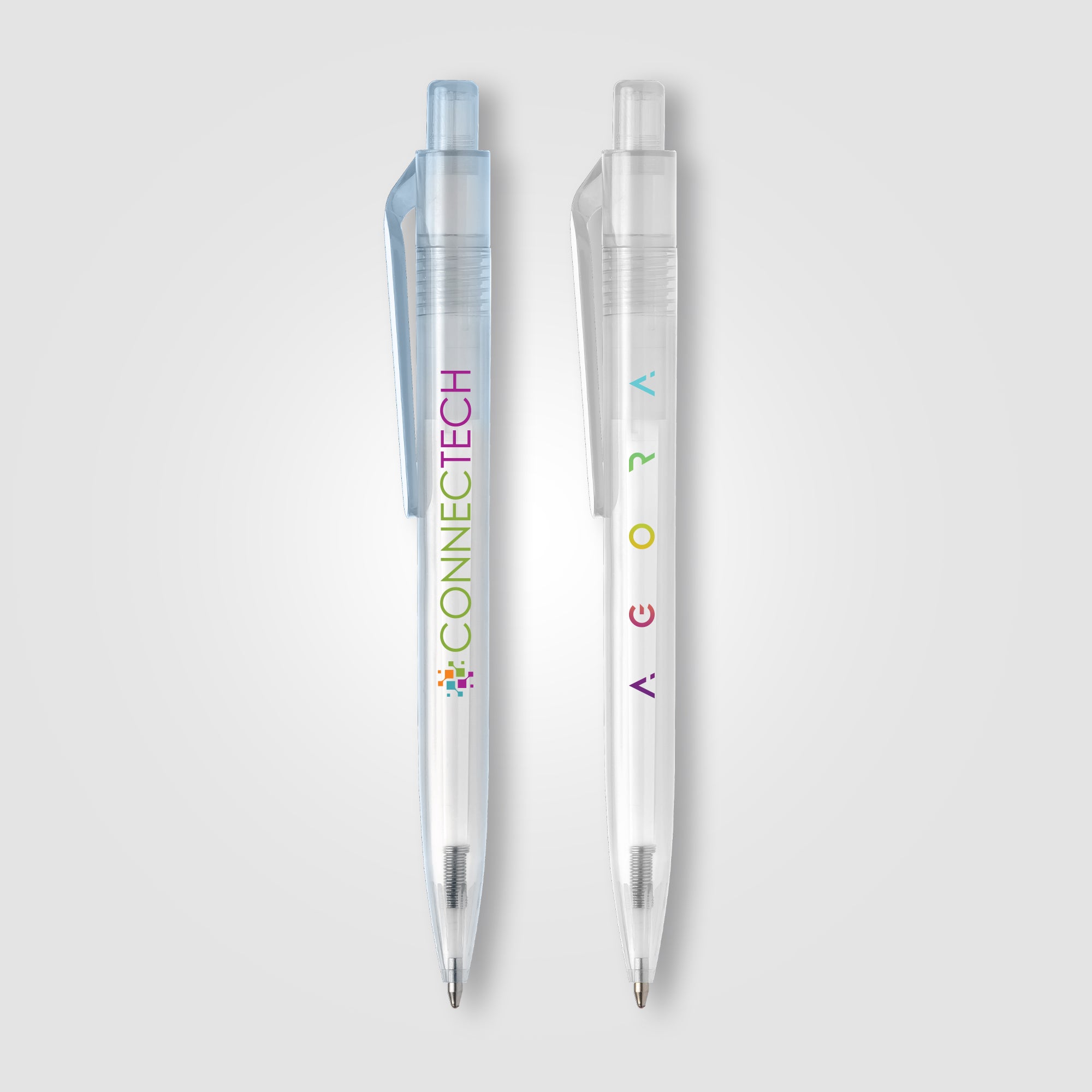 Image of the Aqua Click - RPET Recycled Plastic Pen - ColorJet promotional product, SKU AFY-C.