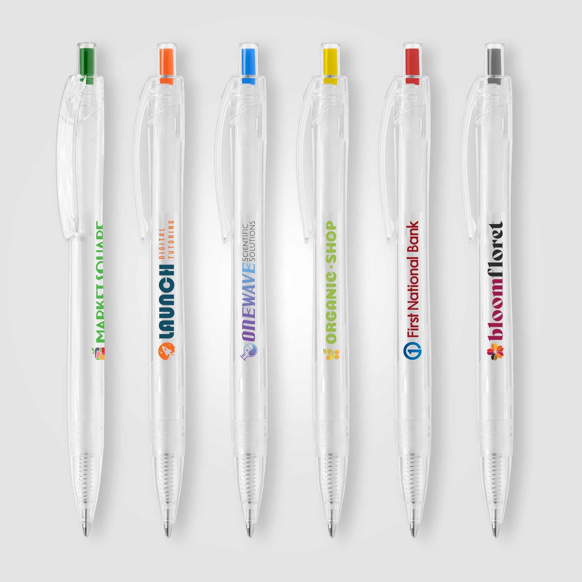 Image of the Aqua Clear - RPET Recycled Plastic Pen - ColorJet promotional product, SKU AGF-C.