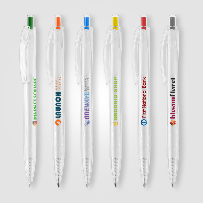 Aqua Clear - RPET Recycled Plastic Pen - ColorJet-zoom-