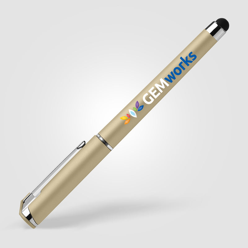Islander Softy Metallic Gel Pen w/ Stylus - ColorJet-zoom-