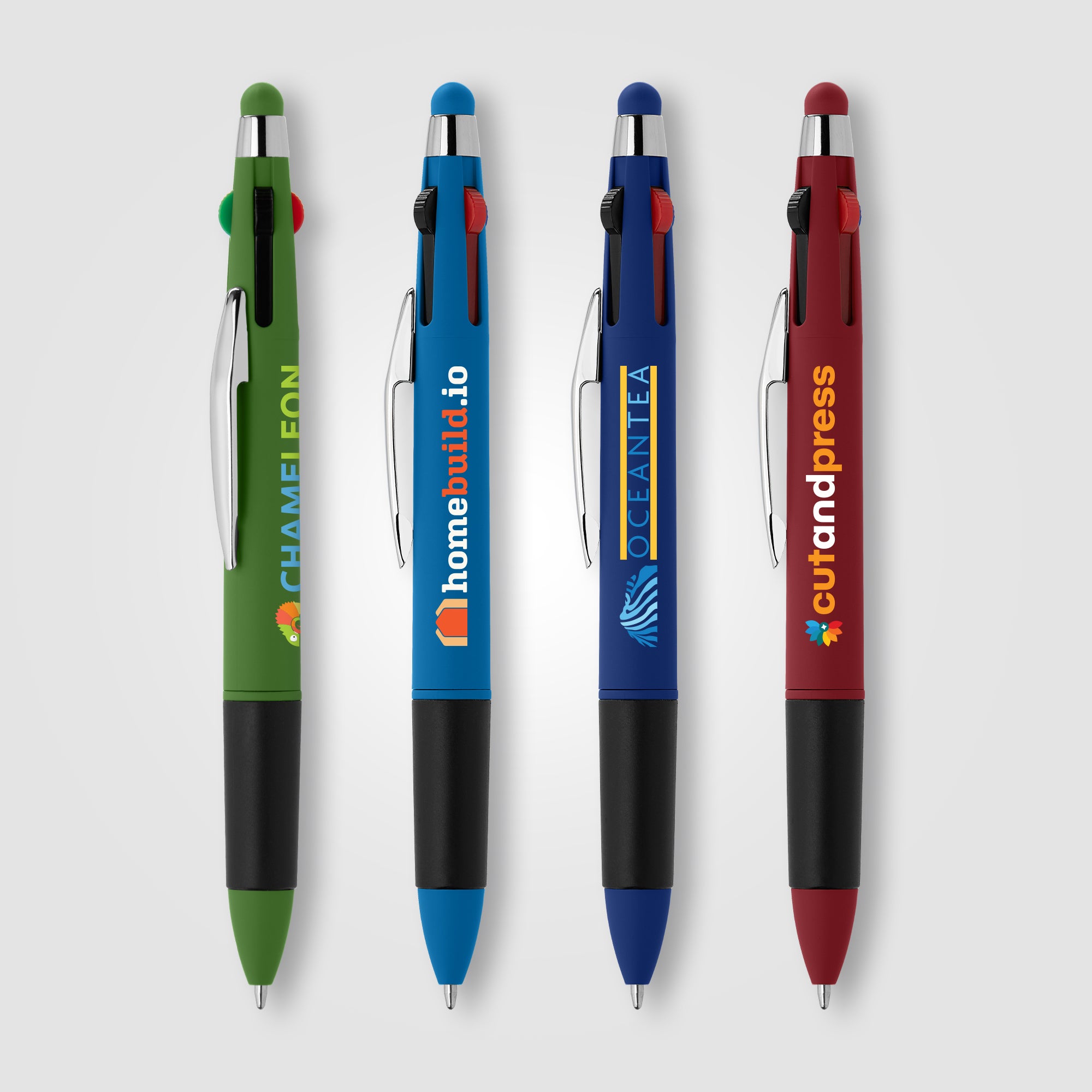 Image of the Quattro Softy Brights Multi Ink w/ Stylus - ColorJet promotional product, SKU AGR-C.