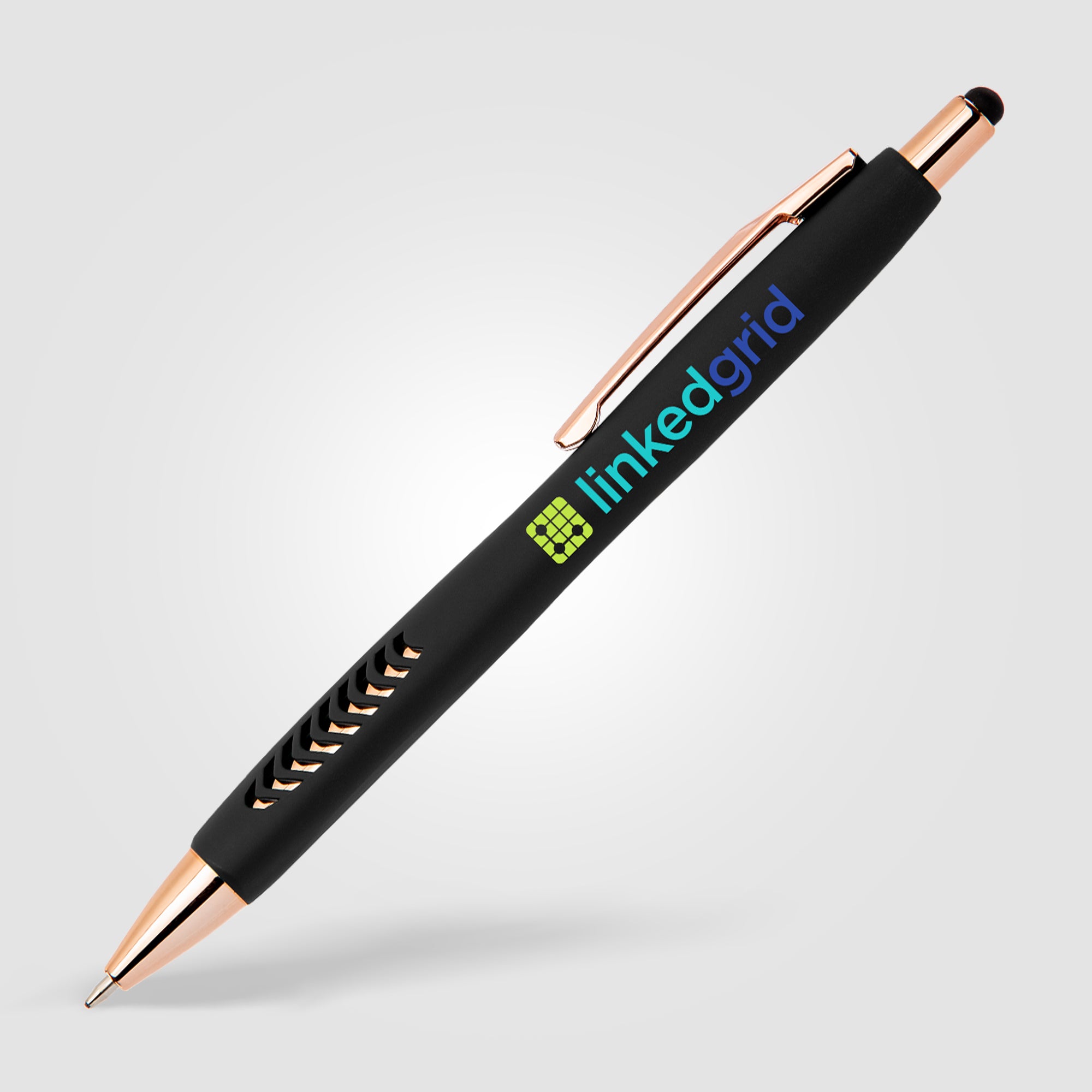 Avalon Softy Rose Gold Pen w/ Stylus - ColorJet-zoom-2