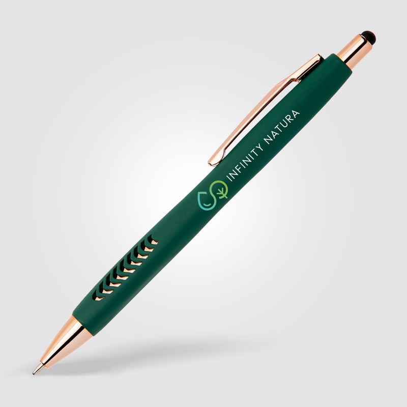 Avalon Softy Rose Gold Pen w/ Stylus - ColorJet-zoom-