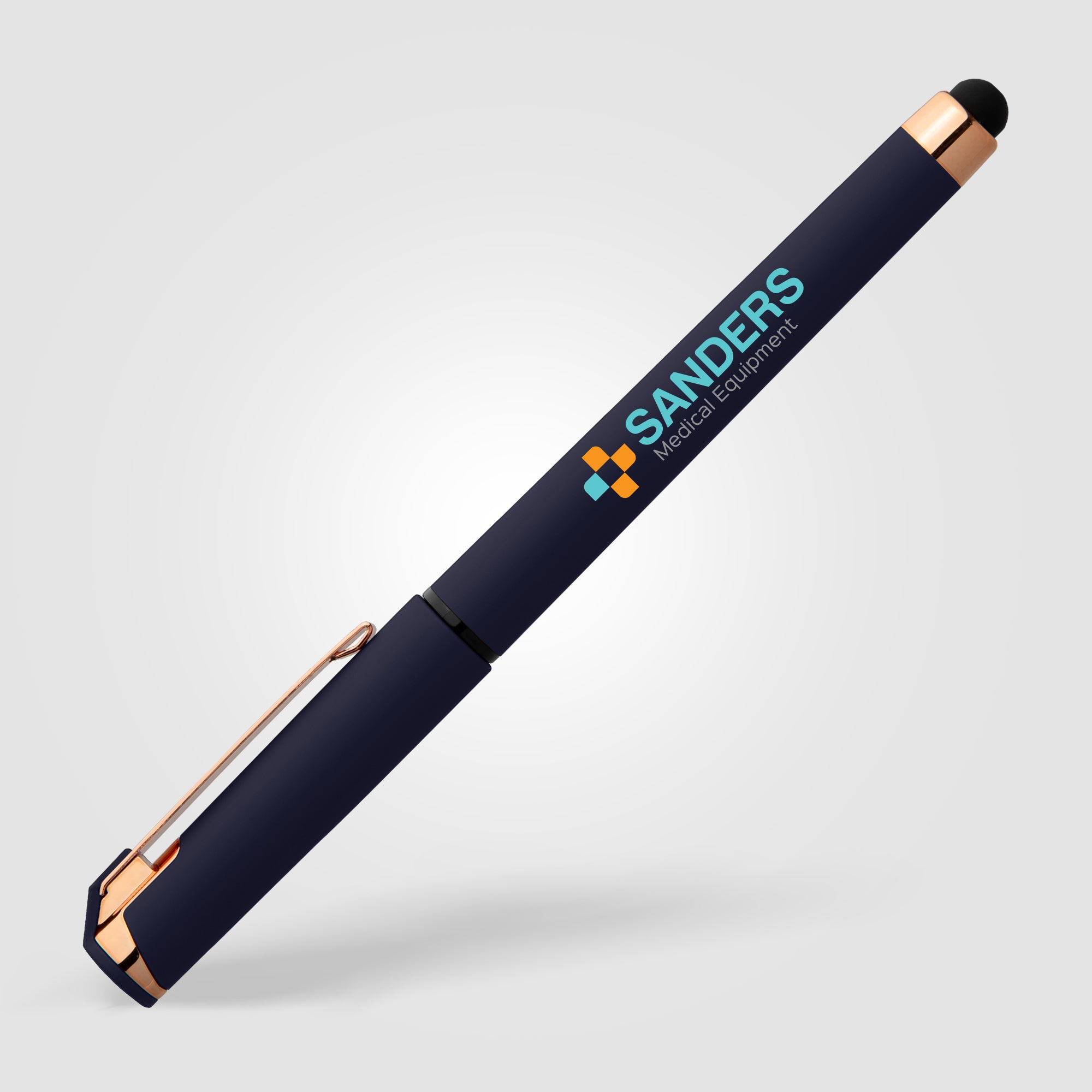 Islander Softy Rose Gold Gel Pen w/ Stylus - ColorJet-zoom-3