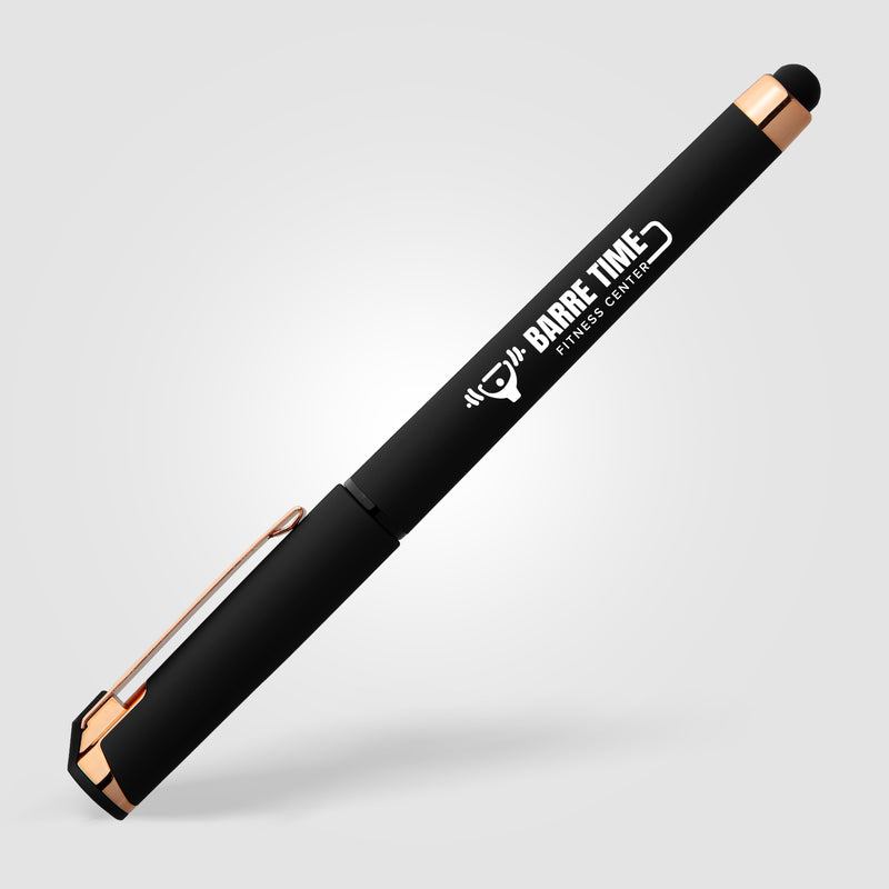 Islander Softy Rose Gold Gel Pen w/ Stylus-zoom-