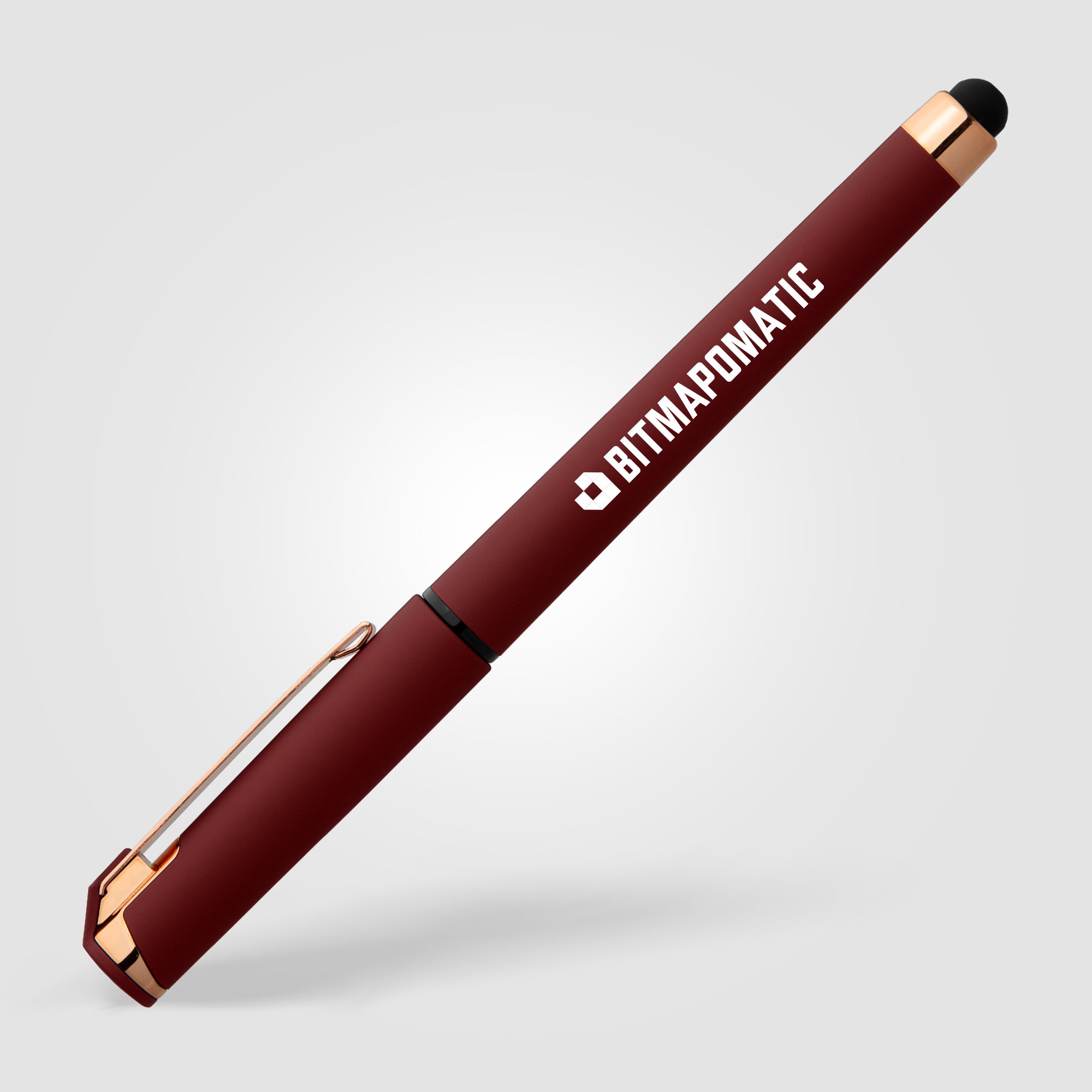 Islander Softy Rose Gold Gel Pen w/ Stylus-zoom-4