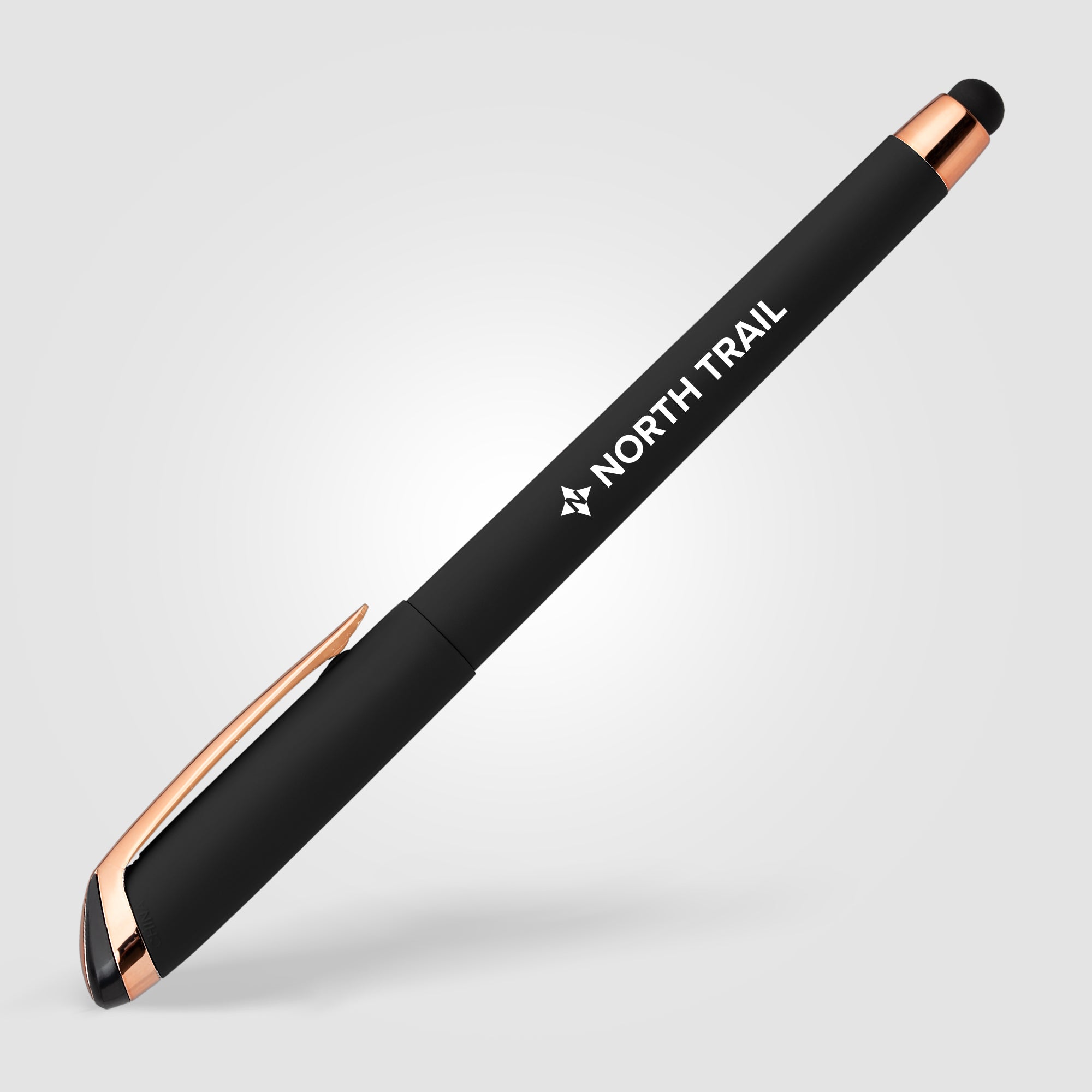 Gazelle Gel Softy Rose Gold Pen w/ Stylus-zoom-2