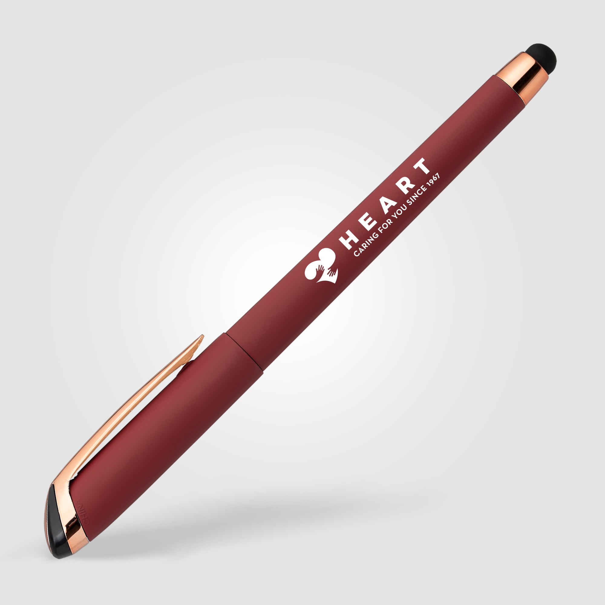 Gazelle Gel Softy Rose Gold Pen w/ Stylus-zoom-3