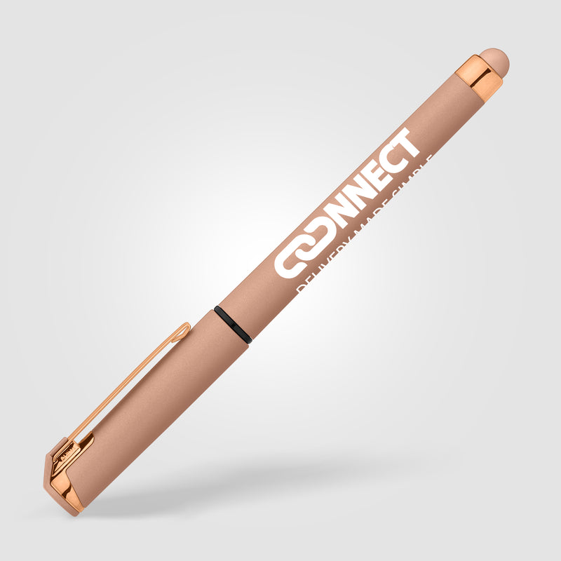 Islander Softy Monochrome Metallic Stylus Gel Pen-zoom-