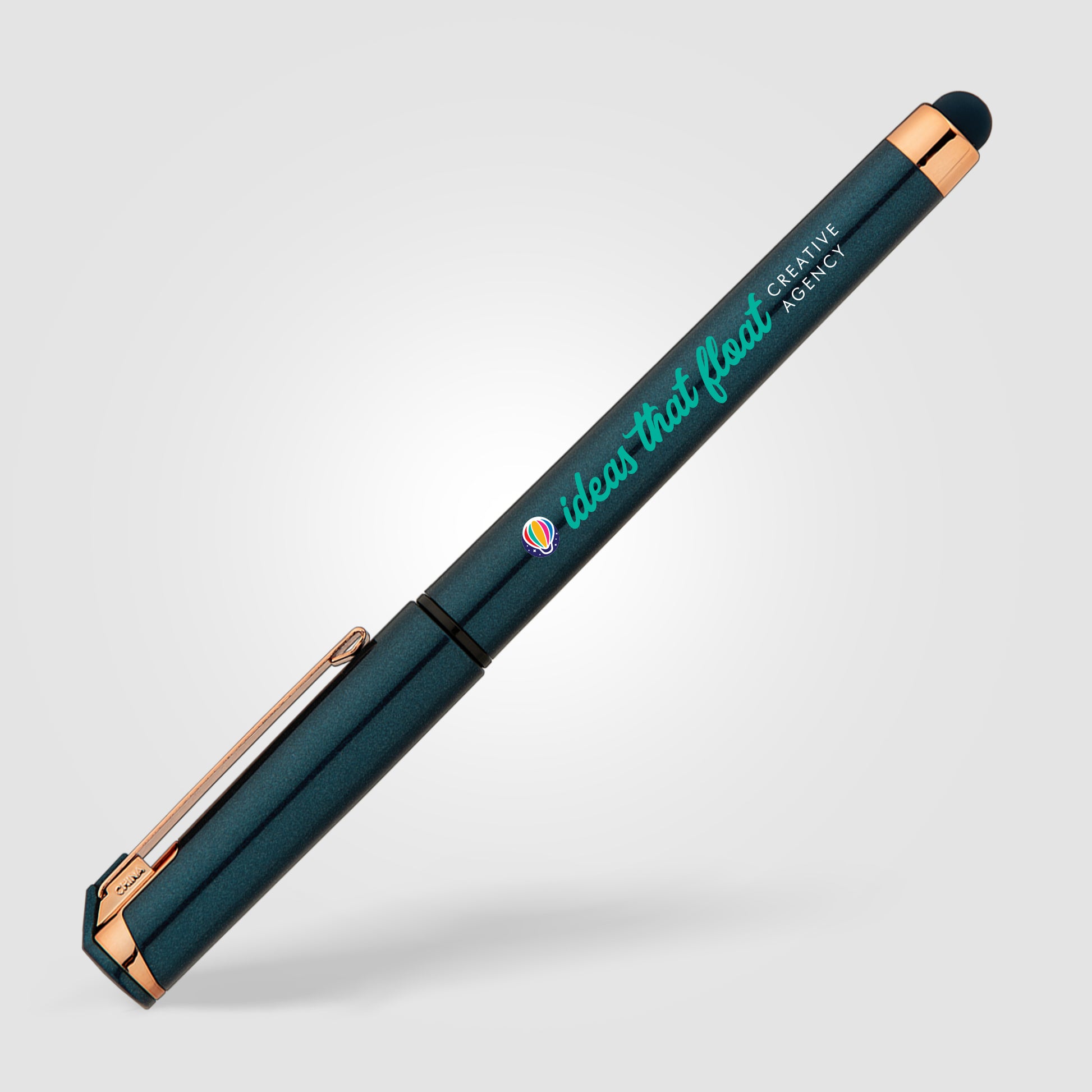 Islander Pearl Rose Gold Stylus Gel Pen - ColorJet-3