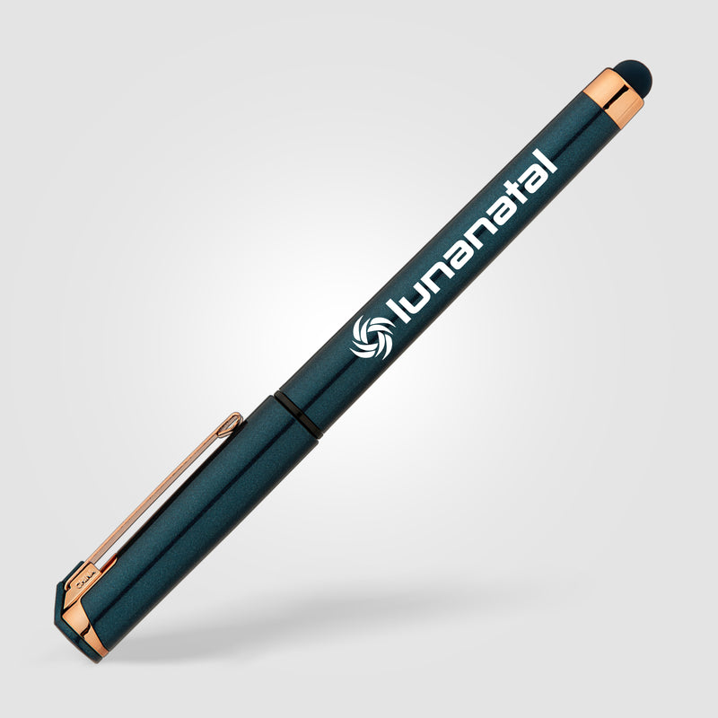 Islander Pearl Rose Gold Stylus Gel Pen-zoom-