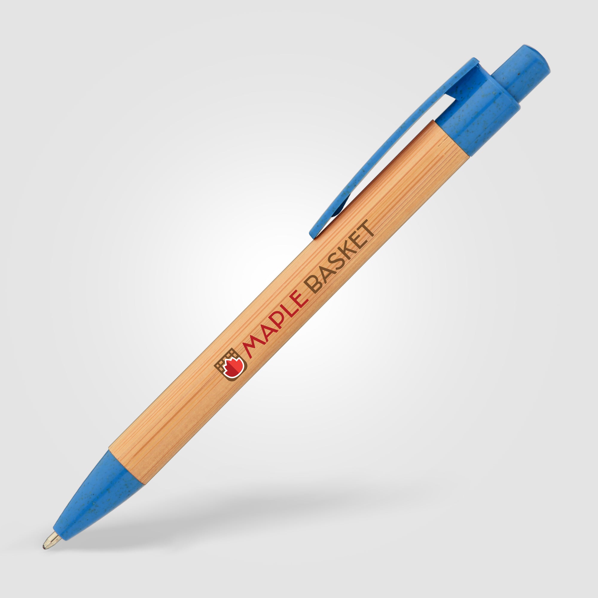 Bali Bamboo Pen with Wheat Plastic Trim - ColorJet-zoom-2