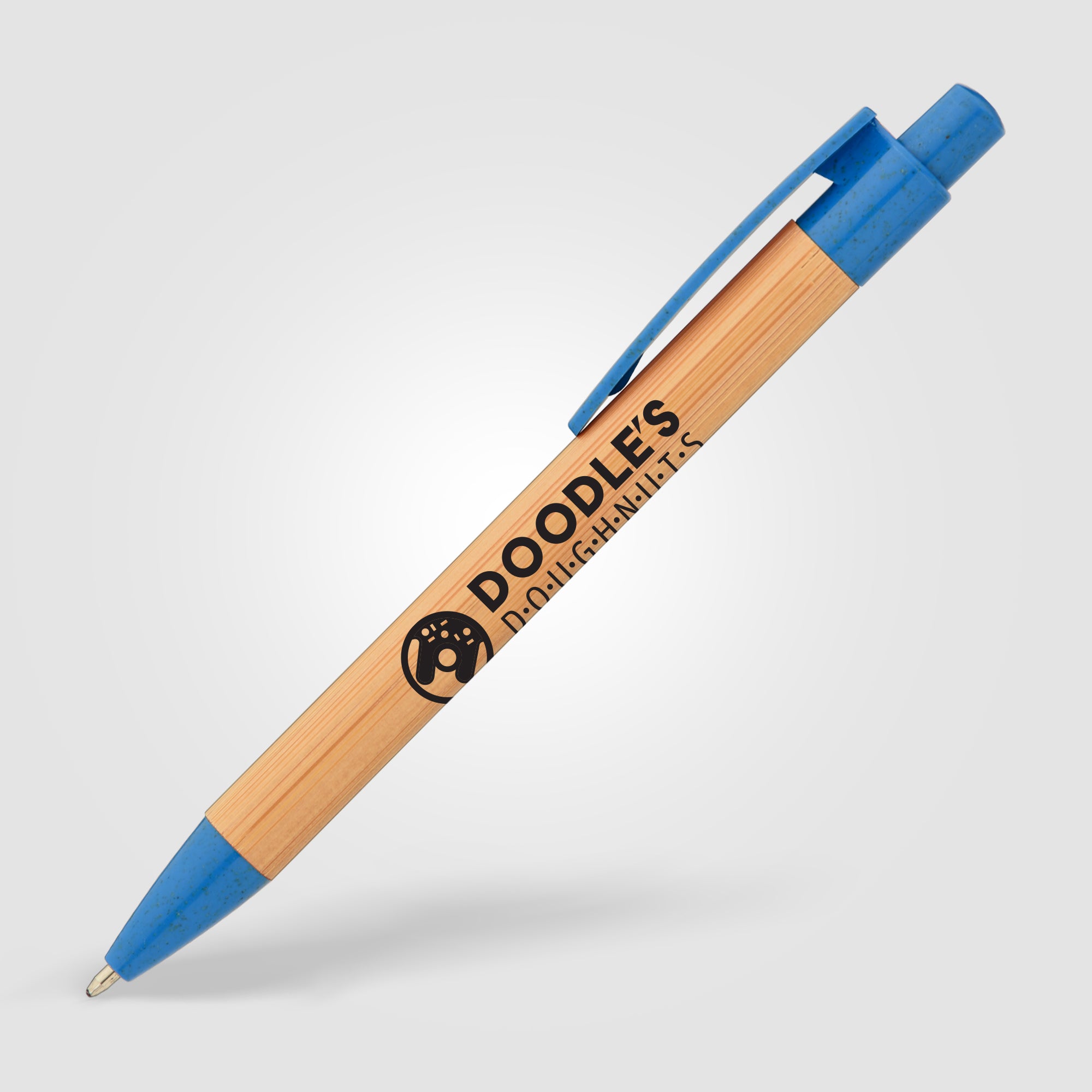 Bali Bamboo Pen with Wheat Plastic Trim-zoom-2
