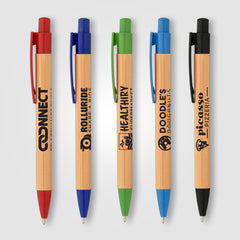 Image of the Bali Bamboo Pen with Wheat Plastic Trim promotional product, SKU AJB.