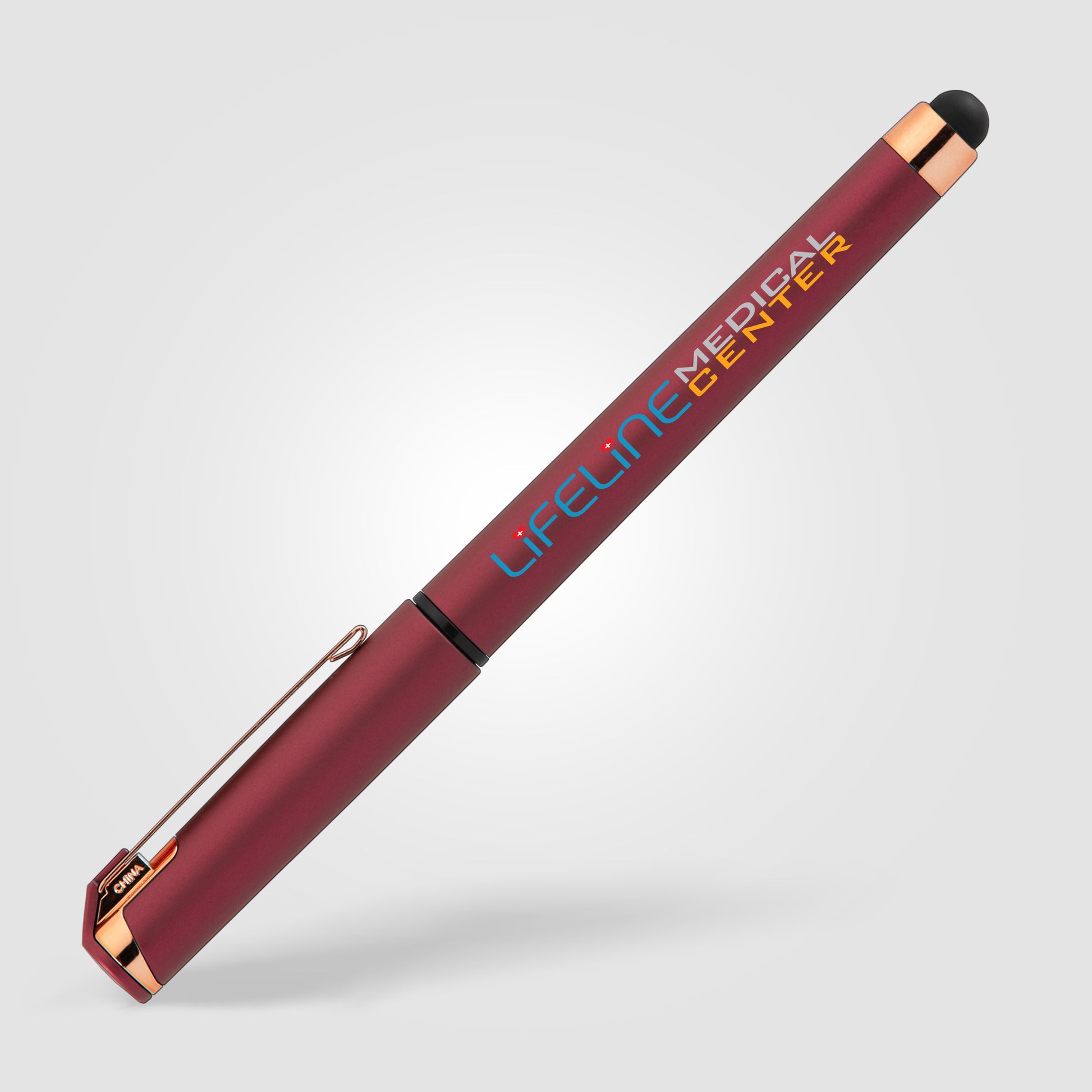 Islander Softy Rose Gold Metallic Designer Gel Pen w/ Stylus - ColorJet-3