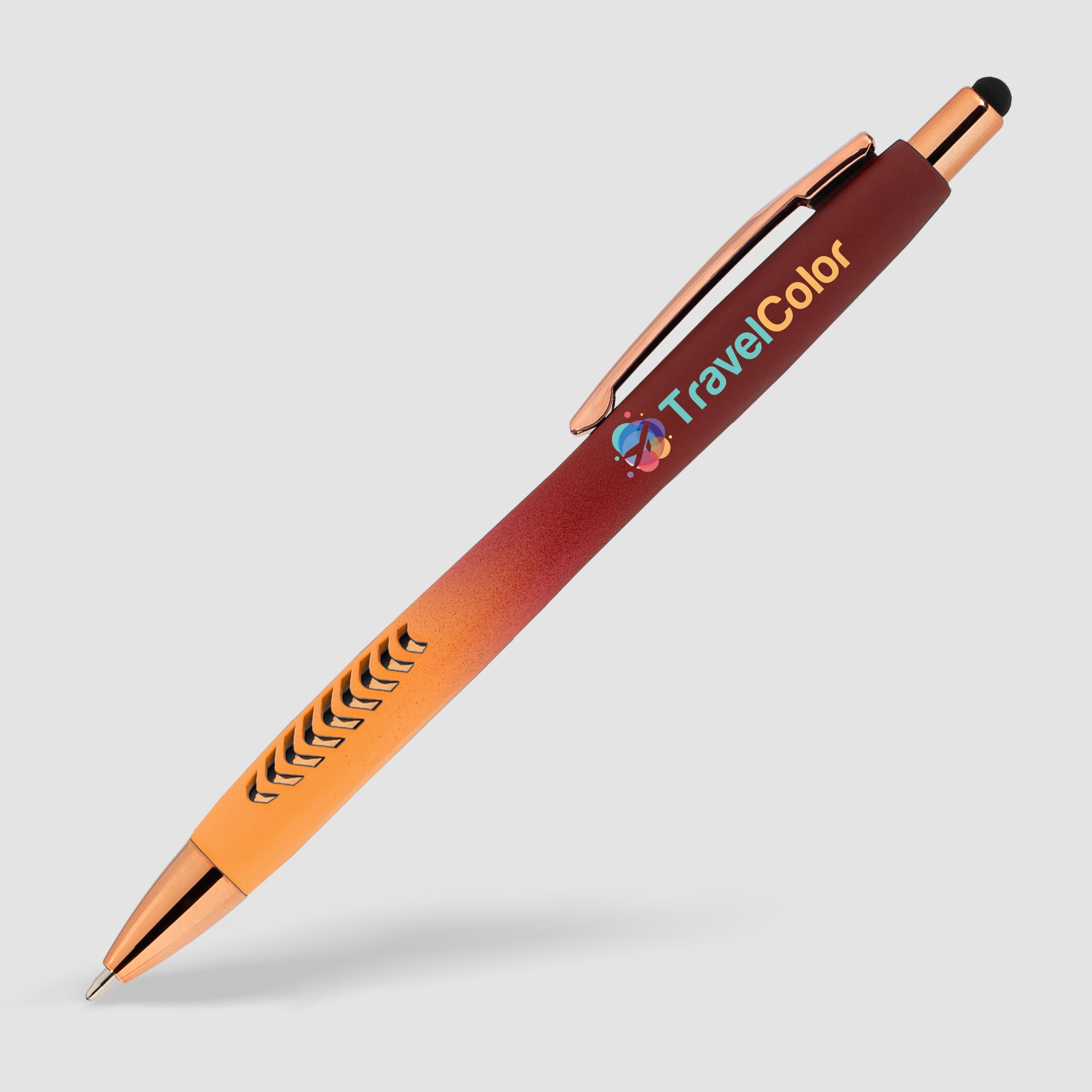 Avalon Ombre Softy Rose Gold Pen w/ Stylus- ColorJet-zoom-3