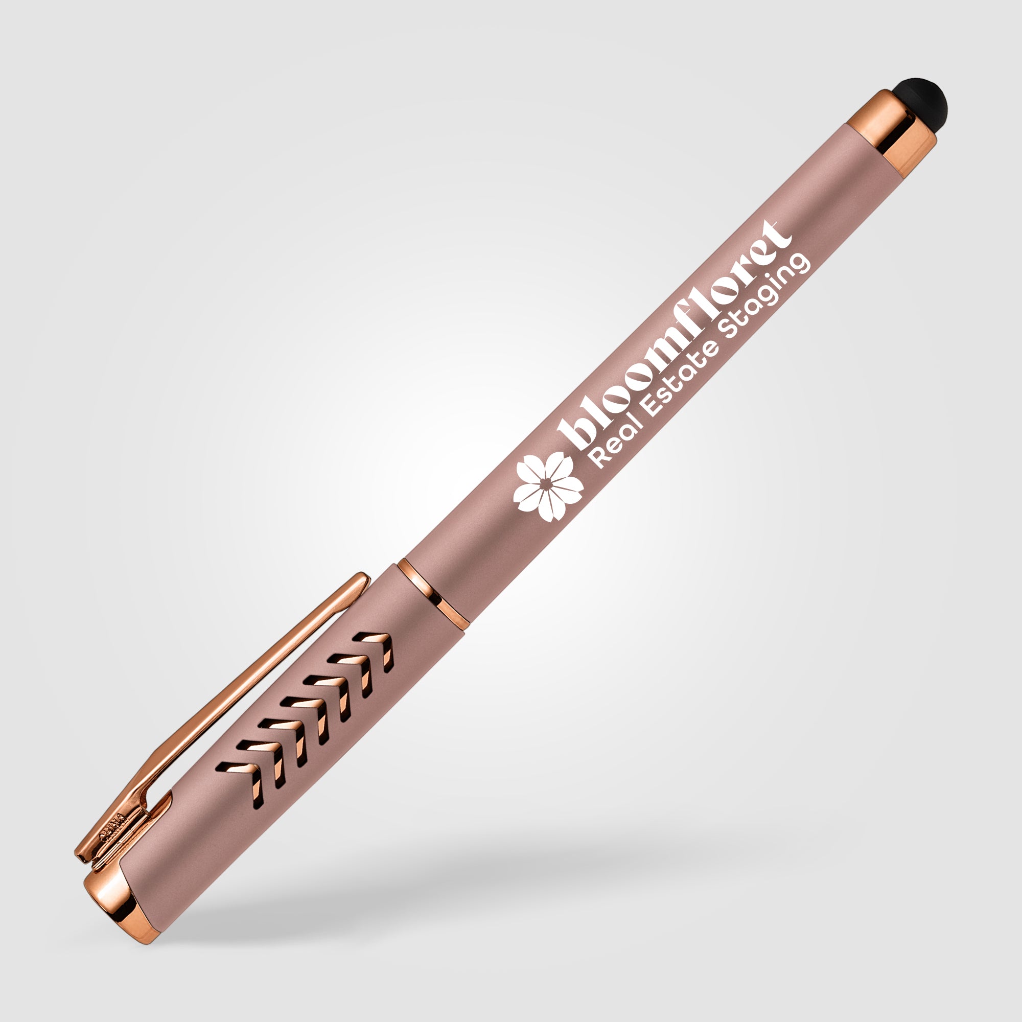 Hollywood Rose Gold Gel Pen w/Stylus-zoom-6