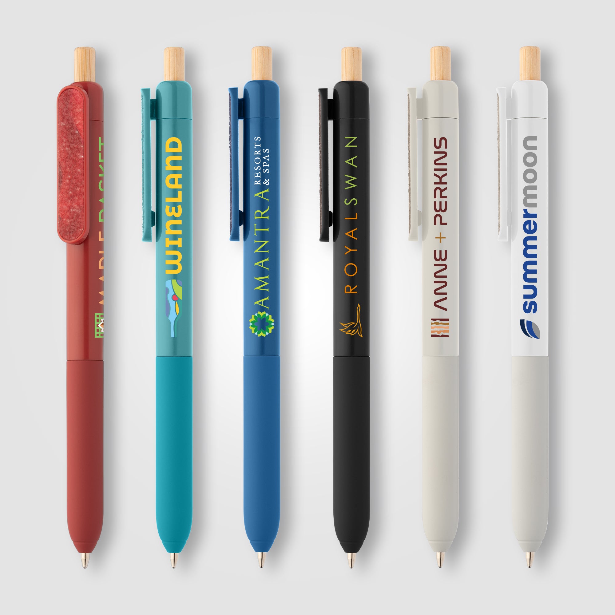 Image of the Echo Recycled Plastic Sensory Clip Pen - ColorJet promotional product, SKU AKJ-C.