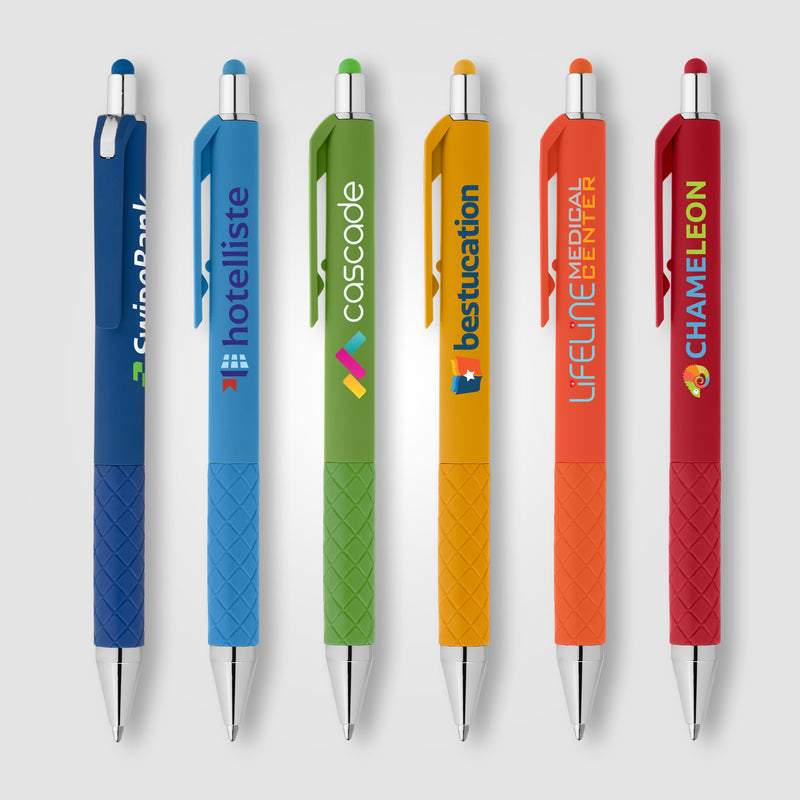 Islander Gel Retractable Bright Stylus Pen - ColorJet-zoom-