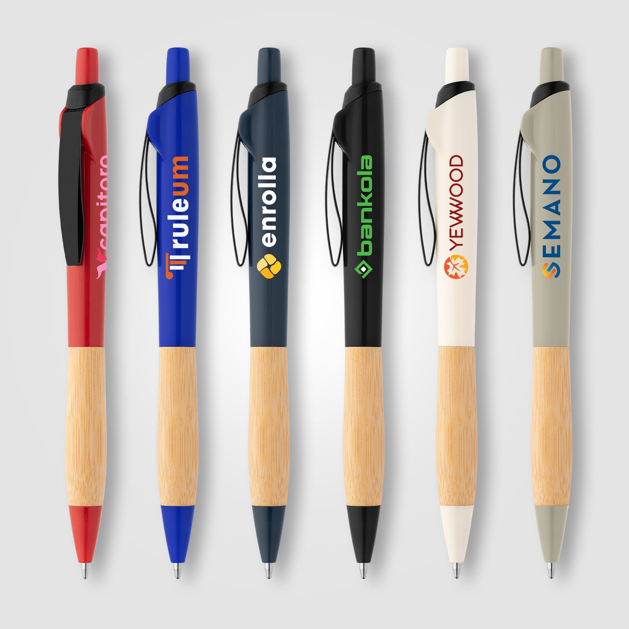 Image of the Crest Recycled Plastic Curvy Pen - ColorJet promotional product, SKU ALC-C.