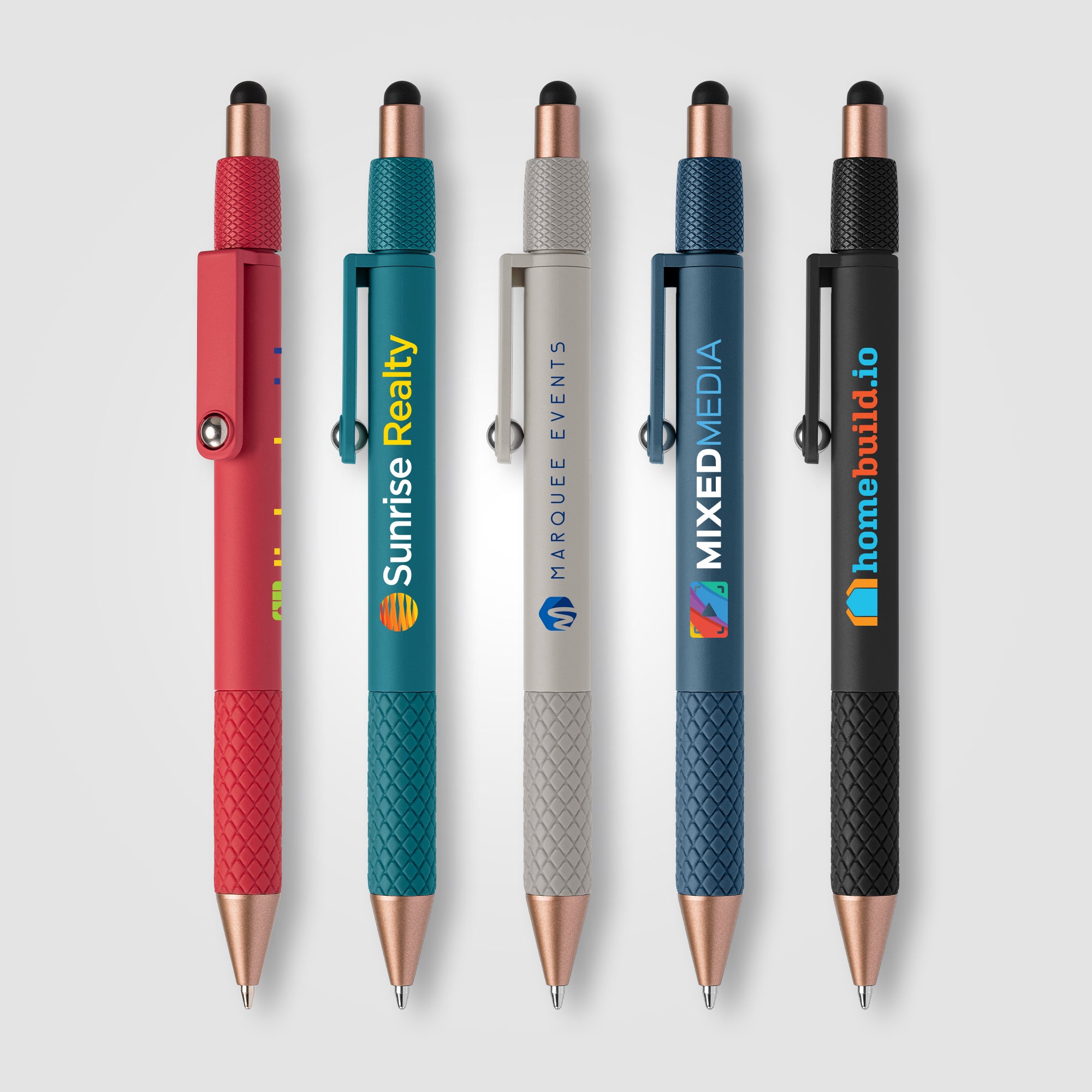 Image of the Nora Plastic Spinner Stylus Pen - Full-Color Inkjet promotional product, SKU ALH-C.