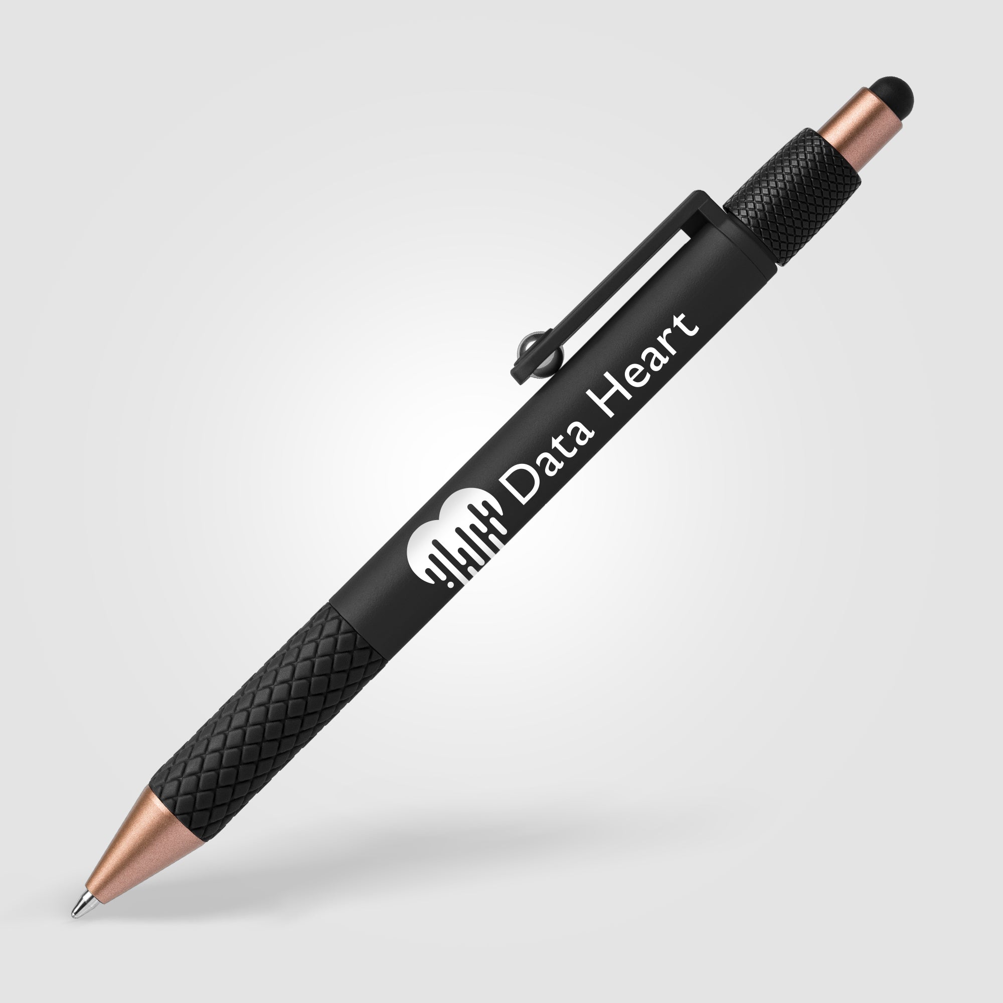 Nora Plastic Spinner Stylus Pen - Silkscreen-zoom-3