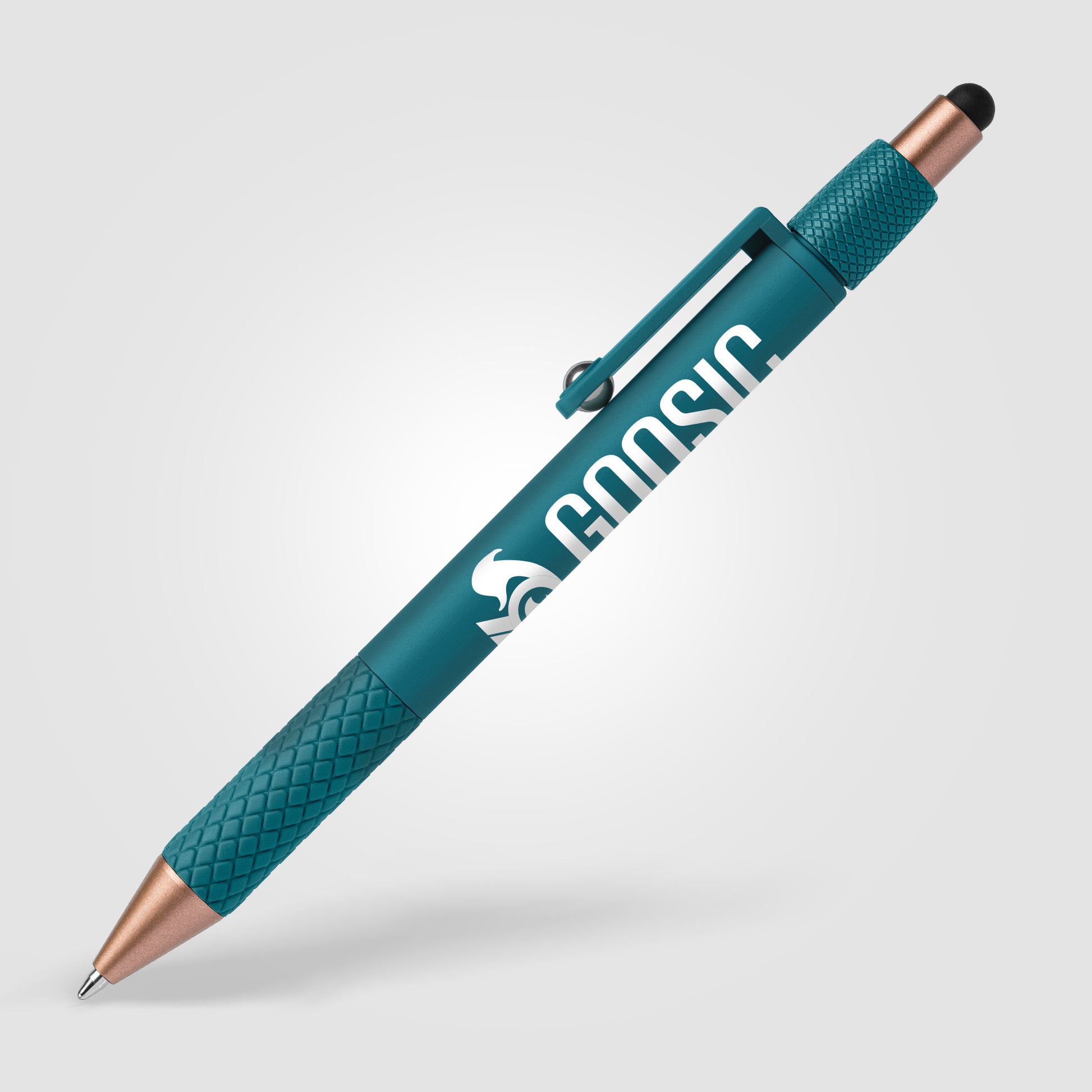 Nora Plastic Spinner Stylus Pen - Silkscreen-4