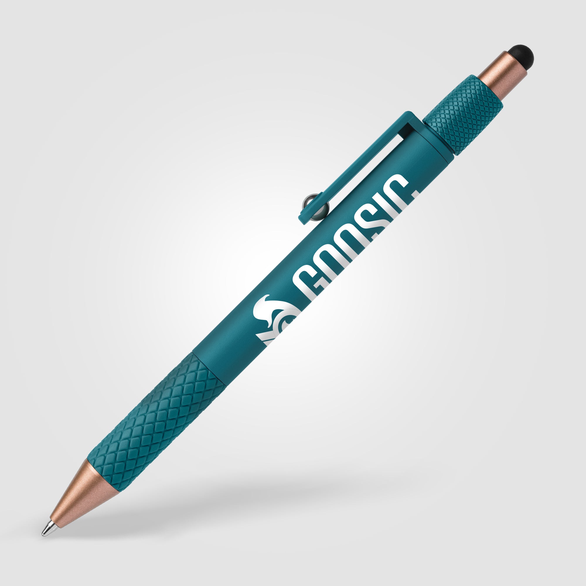 Nora Plastic Spinner Stylus Pen - Silkscreen-zoom-4