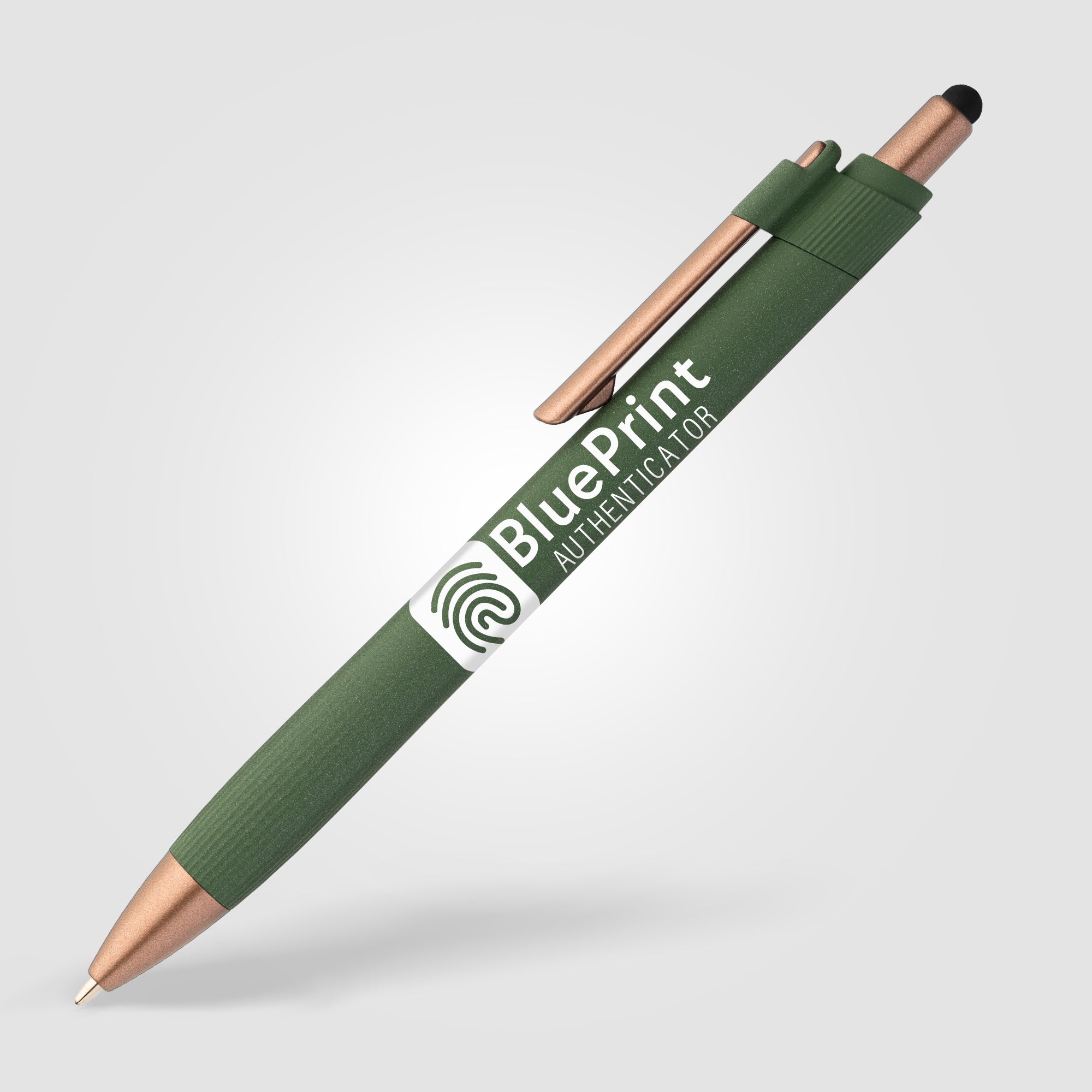 York Recycled Plastic Bronze Trim Stylus Ballpoint Pen-zoom-4