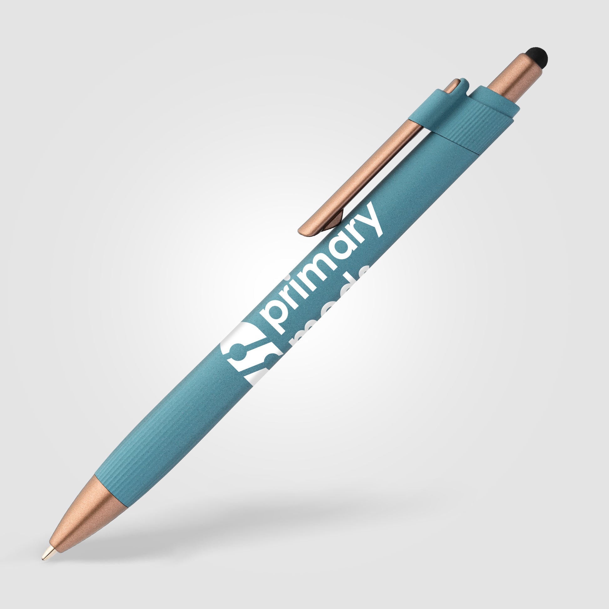 York Recycled Plastic Bronze Trim Stylus Ballpoint Pen-5