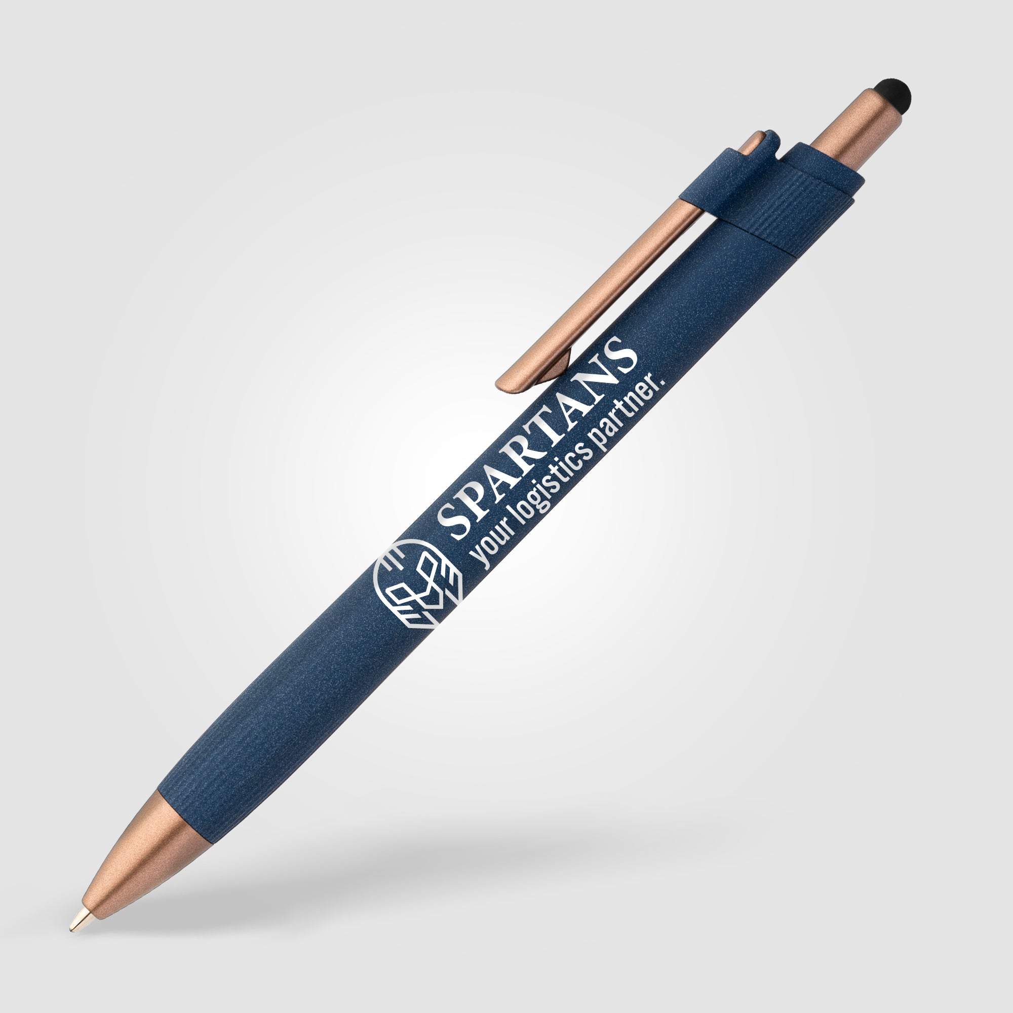 York Recycled Plastic Bronze Trim Stylus Ballpoint Pen-zoom-6