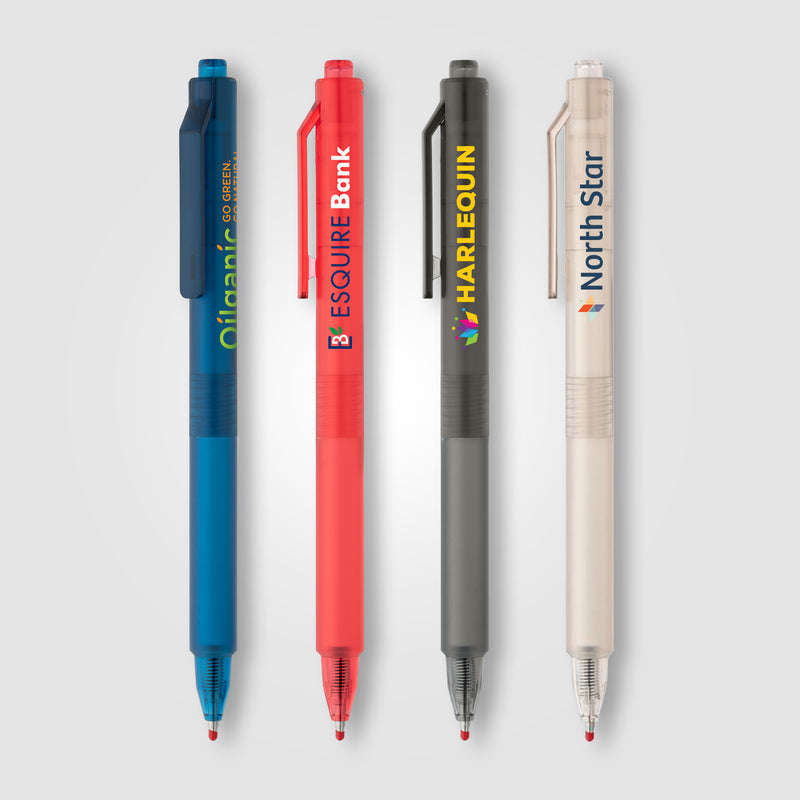 Nomi Recycled Plastic Translucent Gel Pen - ColorJet-zoom-