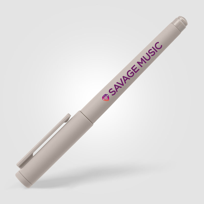 Aeris Recycled Plastic Monochrome Gel Pen -ColorJet-zoom-
