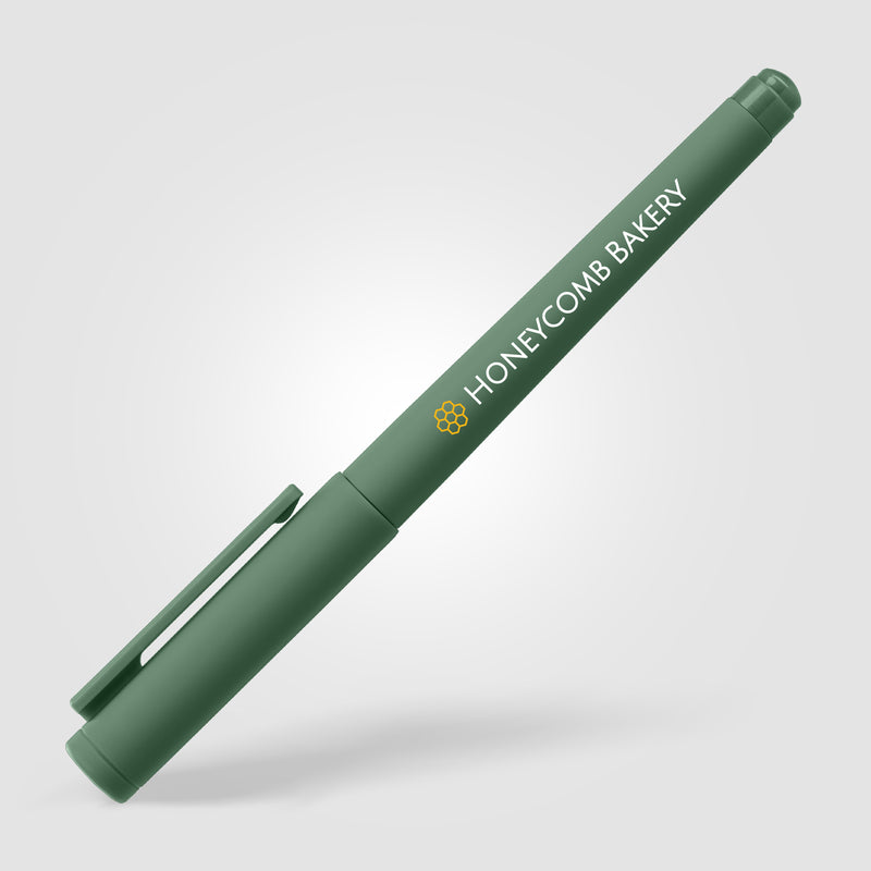 Aeris Recycled Plastic Monochrome Gel Pen -ColorJet-zoom-