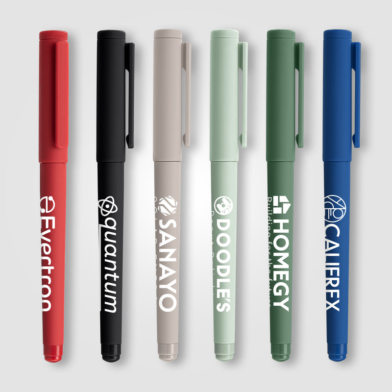Aeris Recycled Plastic Monochrome Gel Pen-zoom-
