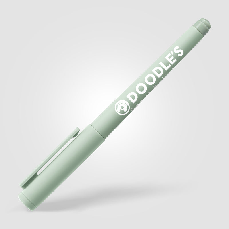 Aeris Recycled Plastic Monochrome Gel Pen-zoom-