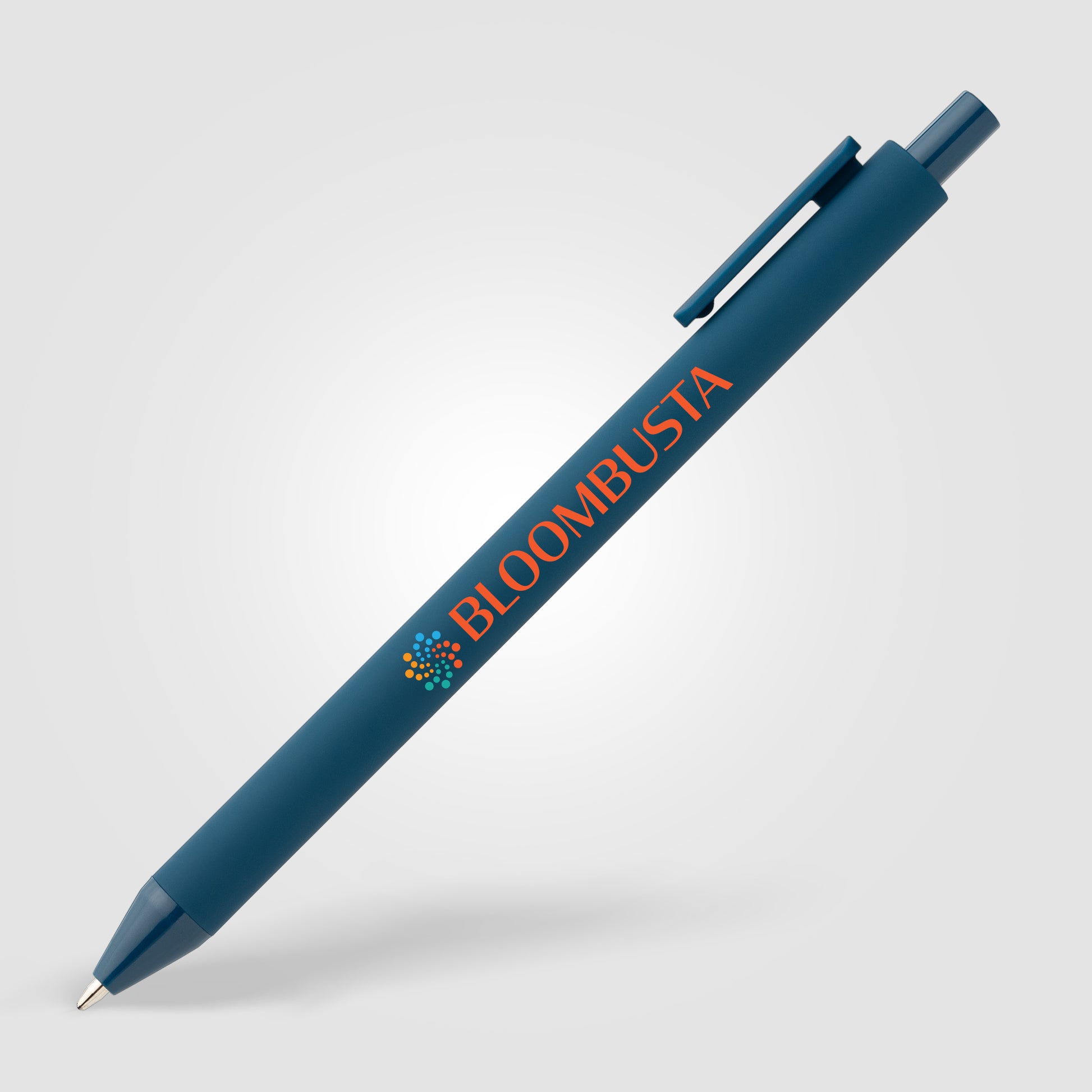 Bloom Recycled Plastic Retractable Soft Touch Pen - ColorJet-4