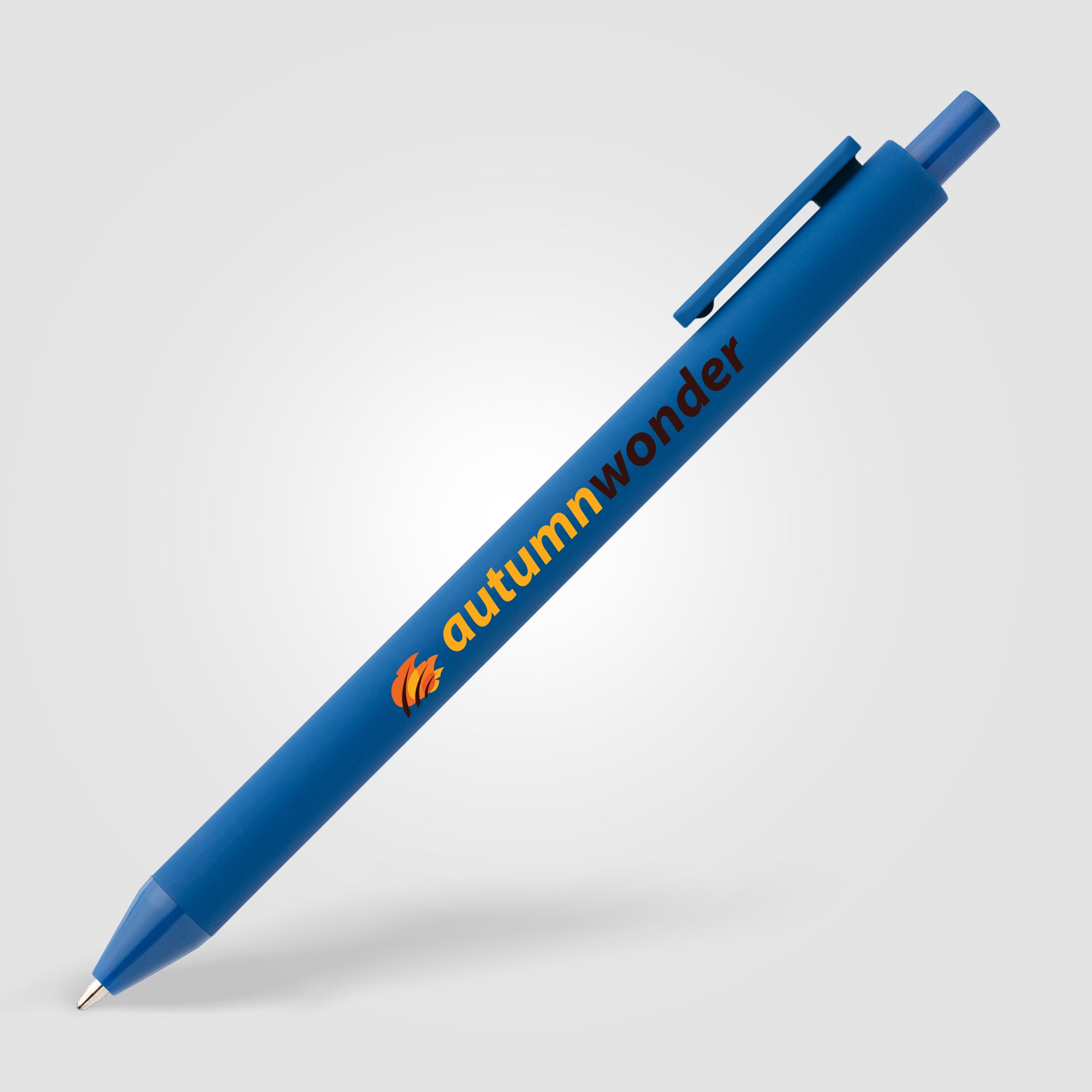 Bloom Recycled Plastic Retractable Soft Touch Pen - ColorJet-zoom-5