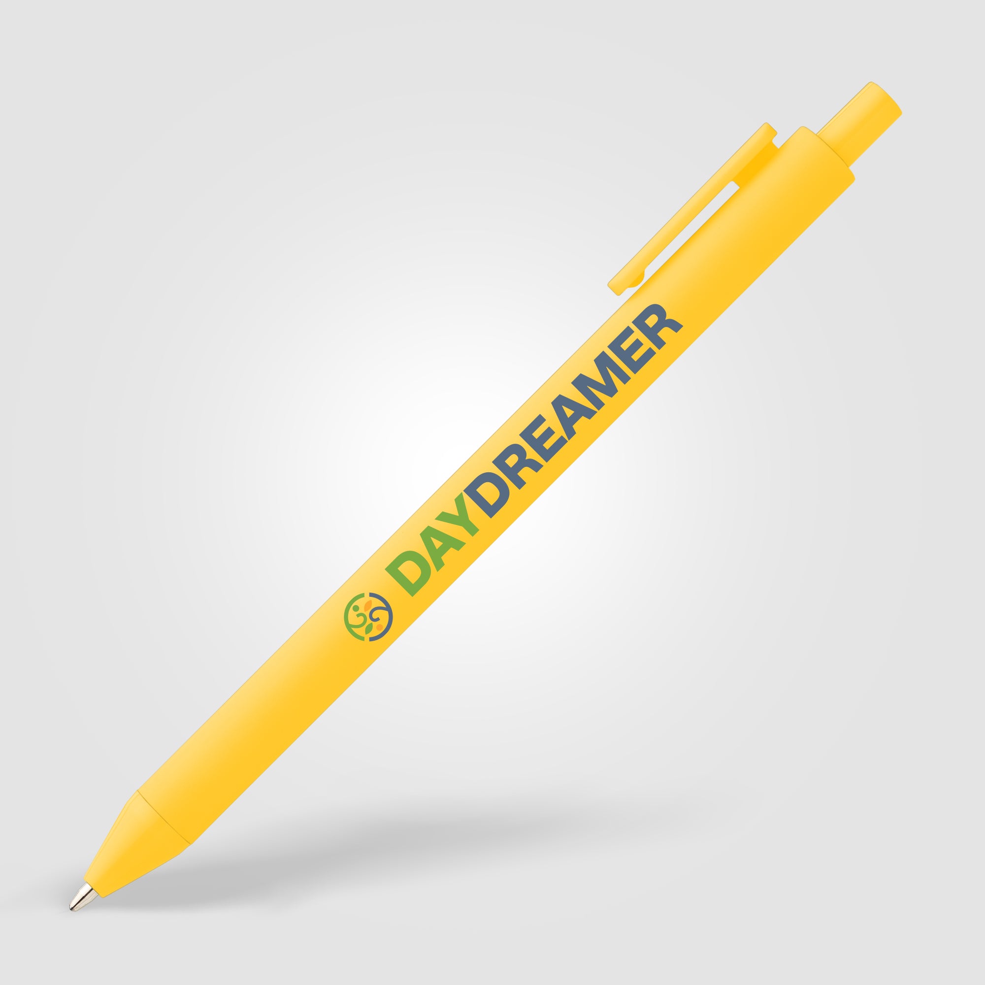 Bloom Recycled Plastic Retractable Soft Touch Pen - ColorJet-zoom-9