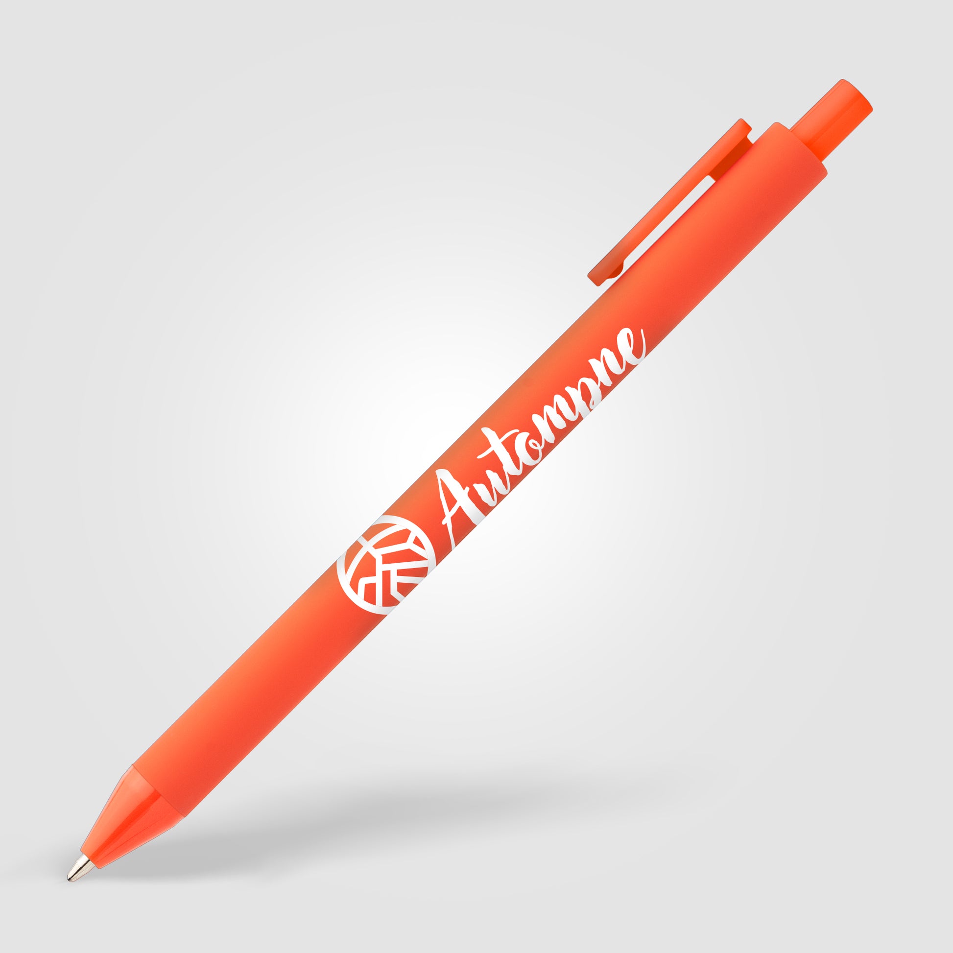 Bloom Recycled Plastic Retractable Soft Touch Pen-8