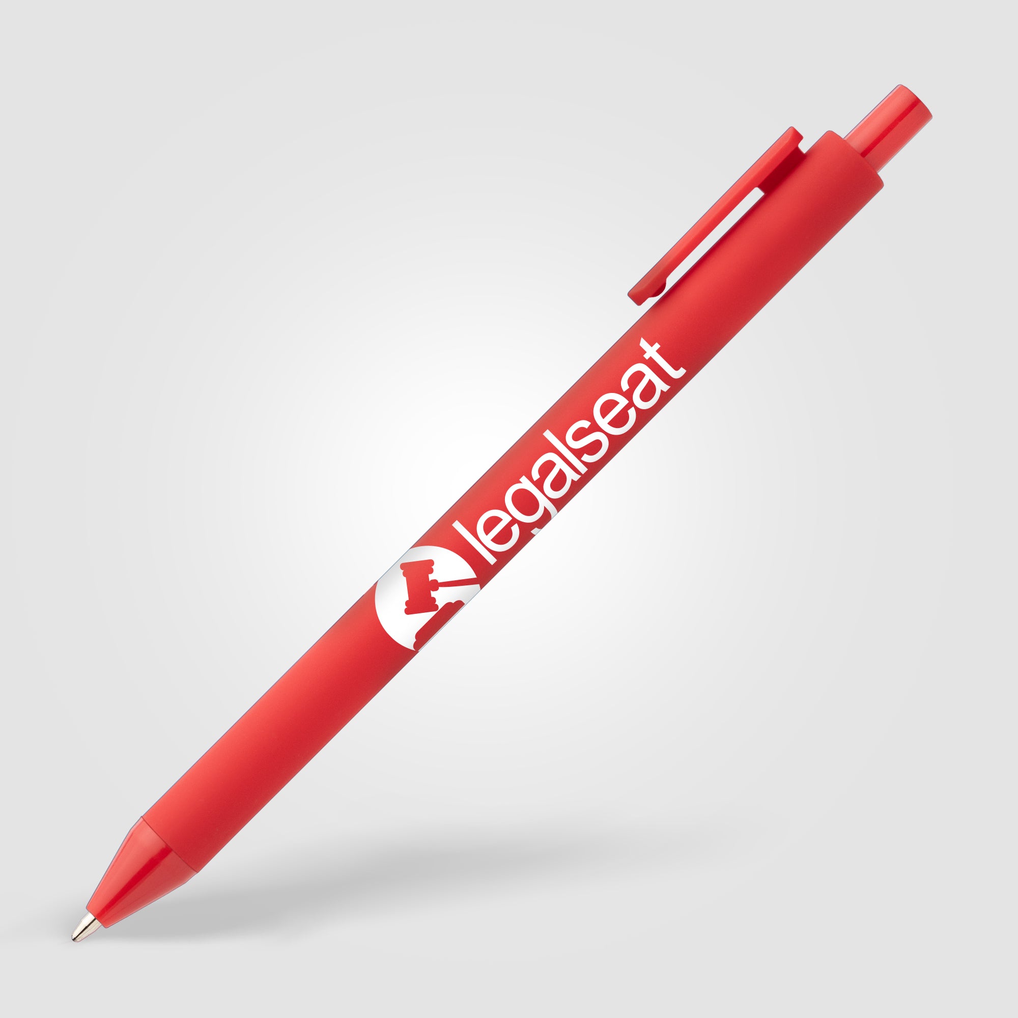 Bloom Recycled Plastic Retractable Soft Touch Pen-zoom-3