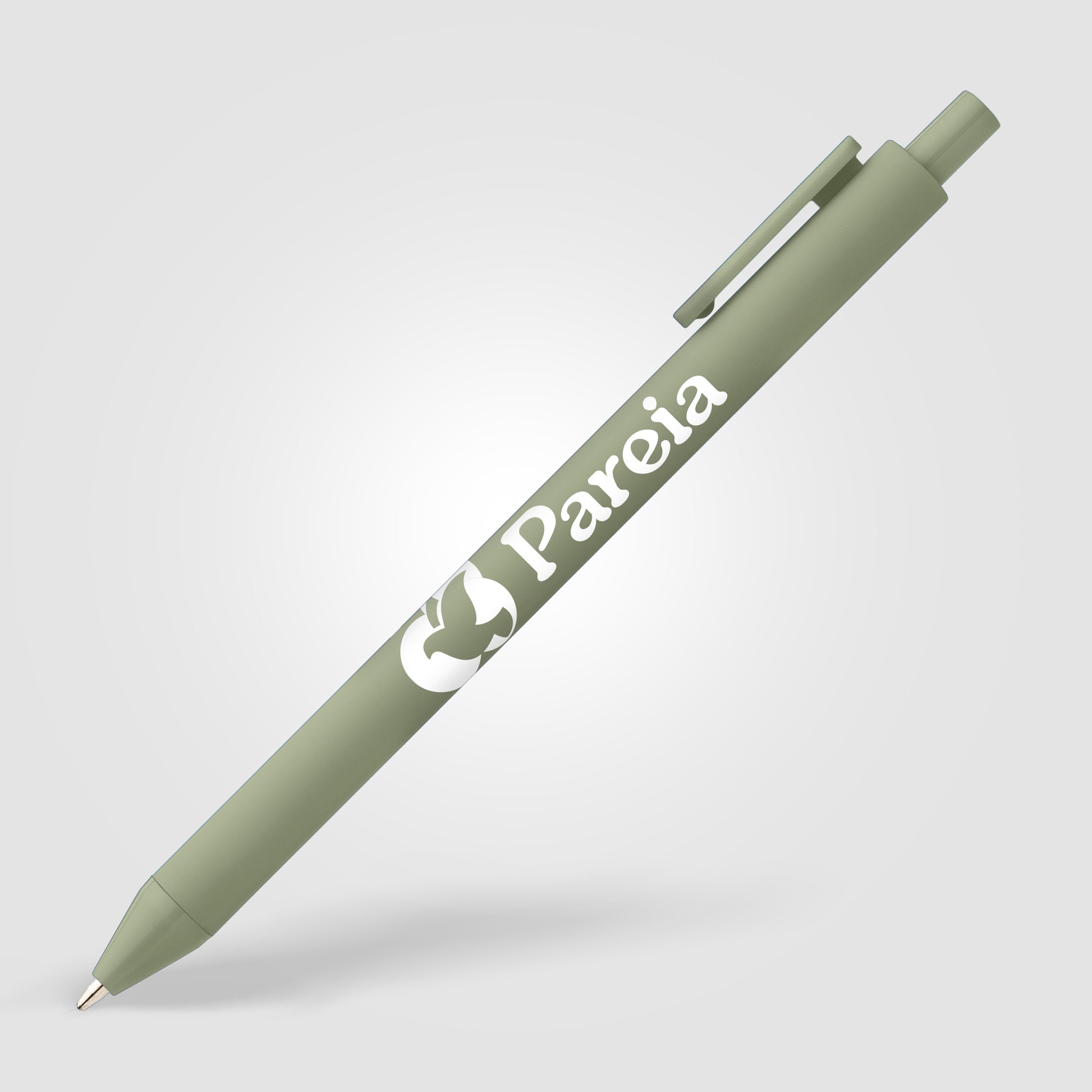 Bloom Recycled Plastic Retractable Soft Touch Pen-11