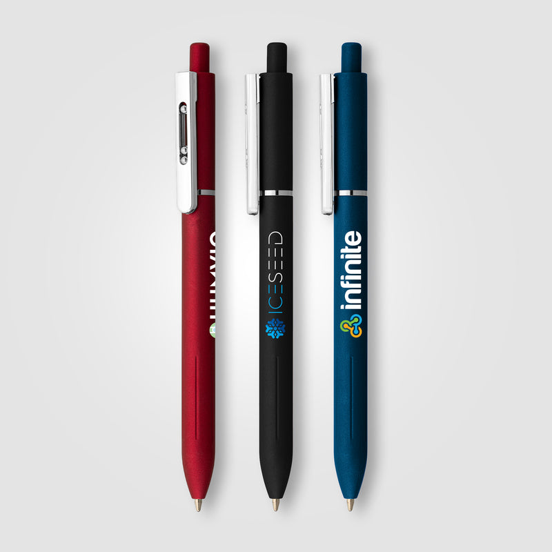 Lark Recycled Plastic Retractable Fidget Clip Pen - ColorJet-zoom-