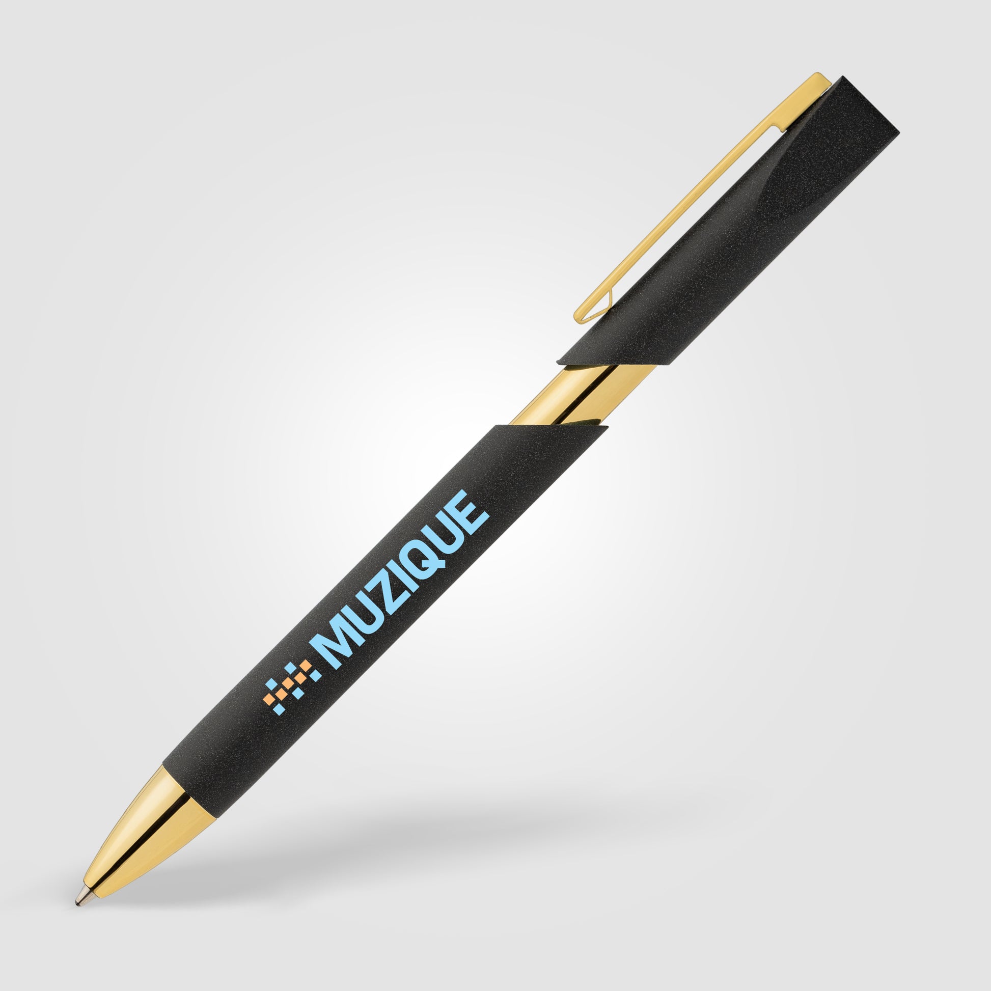 Aurelia Recycled Plastic Gold Trim Pen - ColorJet-2