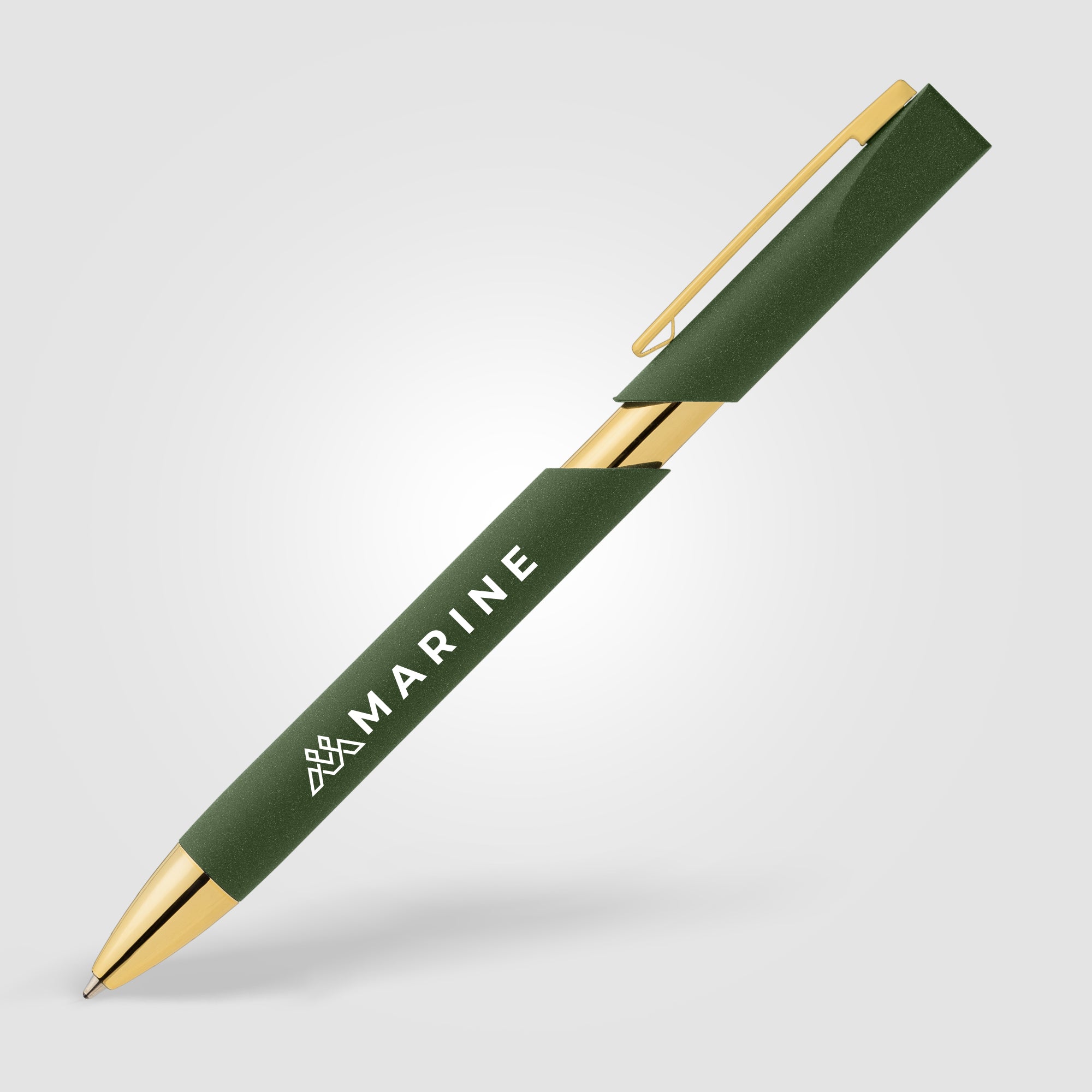 Aurelia Recycled Plastic Gold Trim Pen-zoom-3