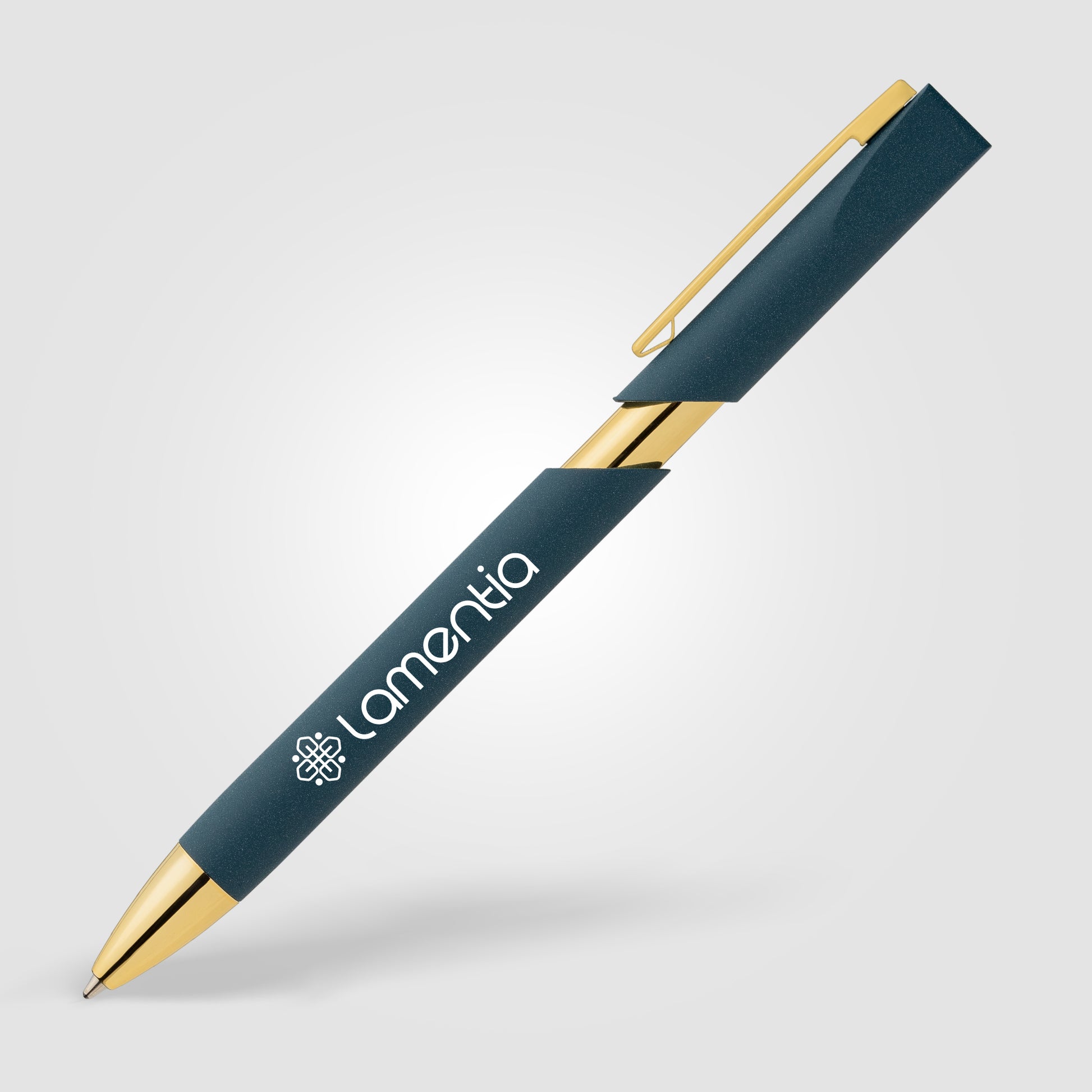 Aurelia Recycled Plastic Gold Trim Pen-4