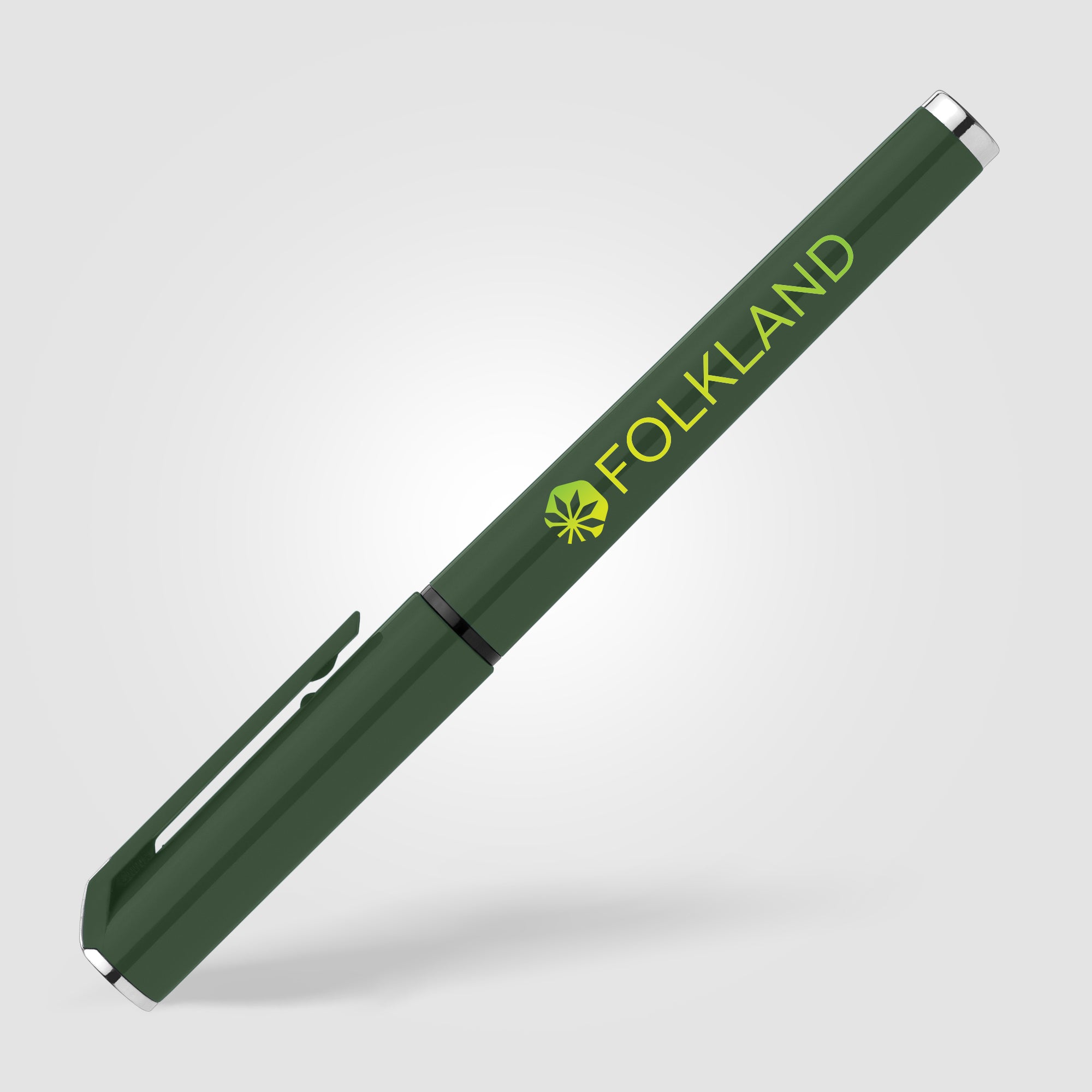 Islander Recycled Plastic Monochrome Gel Grip Pen - ColorJet-zoom-3