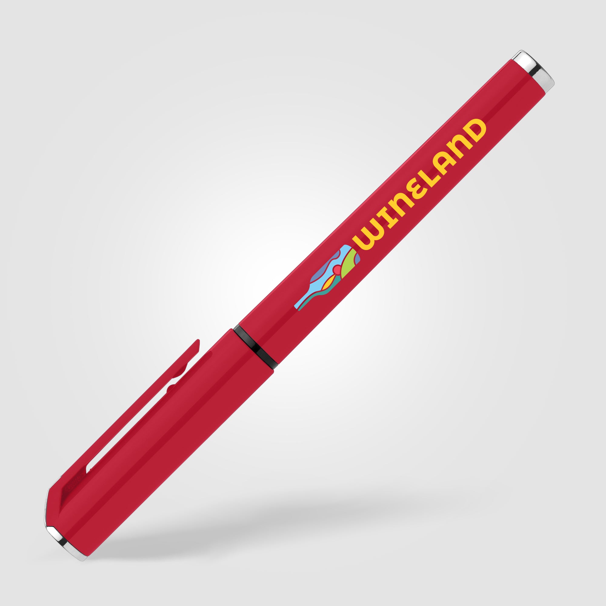 Islander Recycled Plastic Monochrome Gel Grip Pen - ColorJet-zoom-5