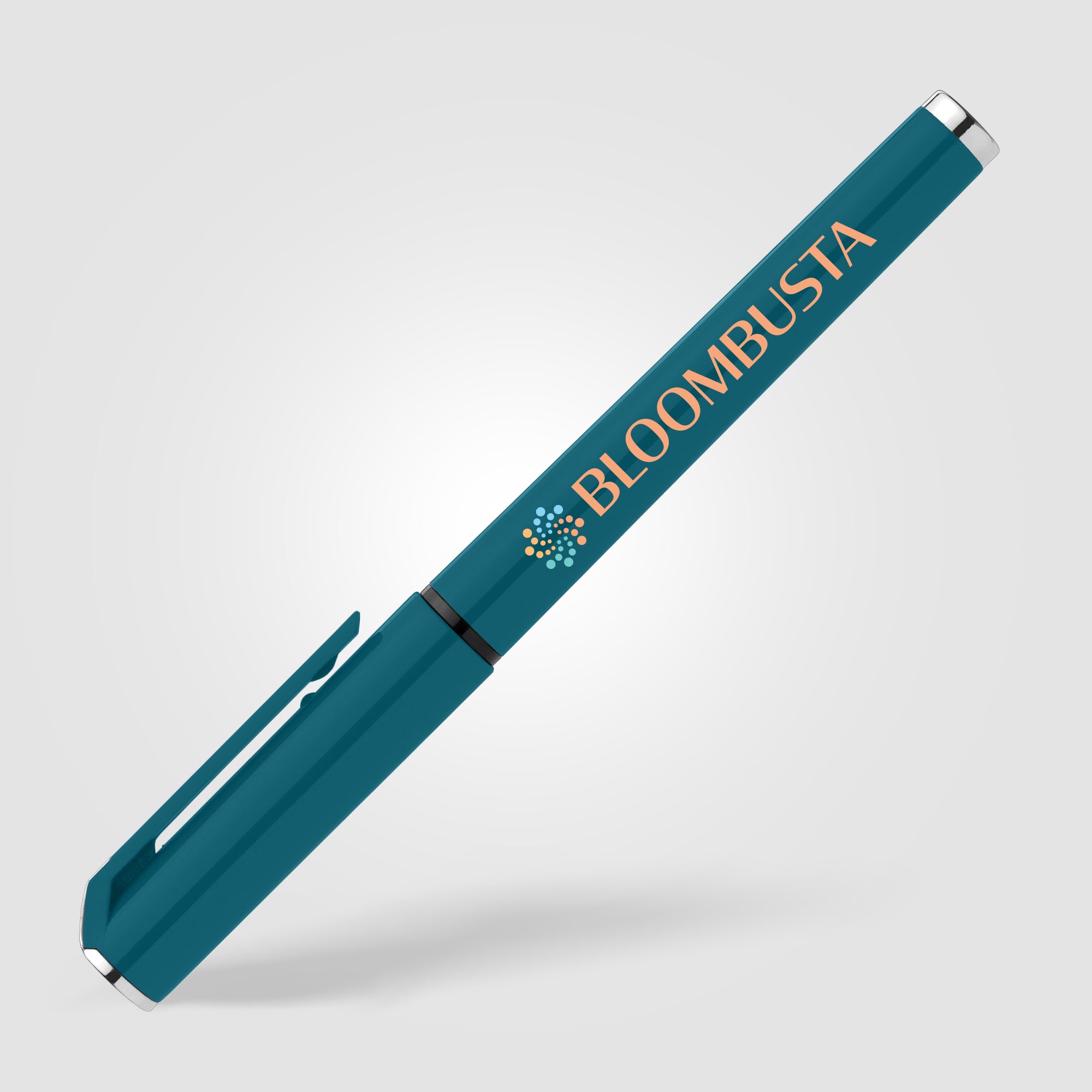 Islander Recycled Plastic Monochrome Gel Grip Pen - ColorJet-zoom-6