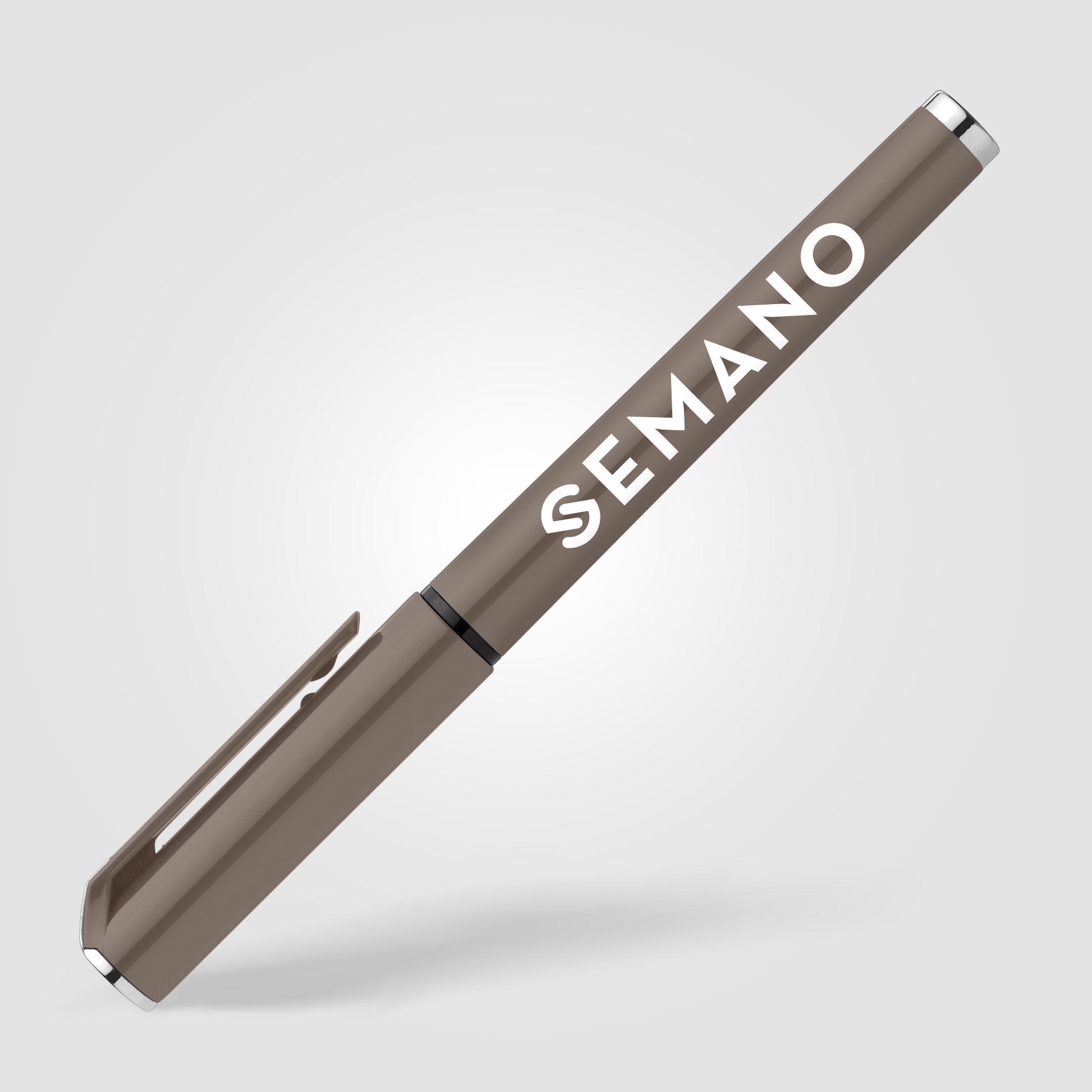 Islander Recycled Plastic Monochrome Gel Grip Pen-2